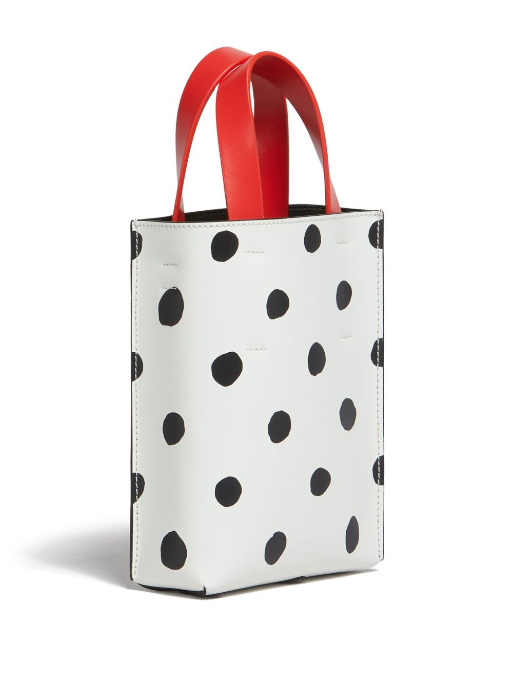 mini Museo polka-dot leather bag - 4