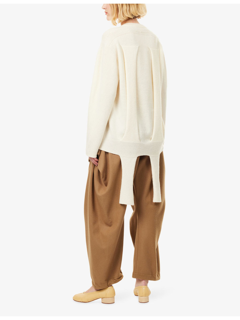 ISSEY MIYAKE Backpack Knit Round-Neck Wool Jumper outlook
