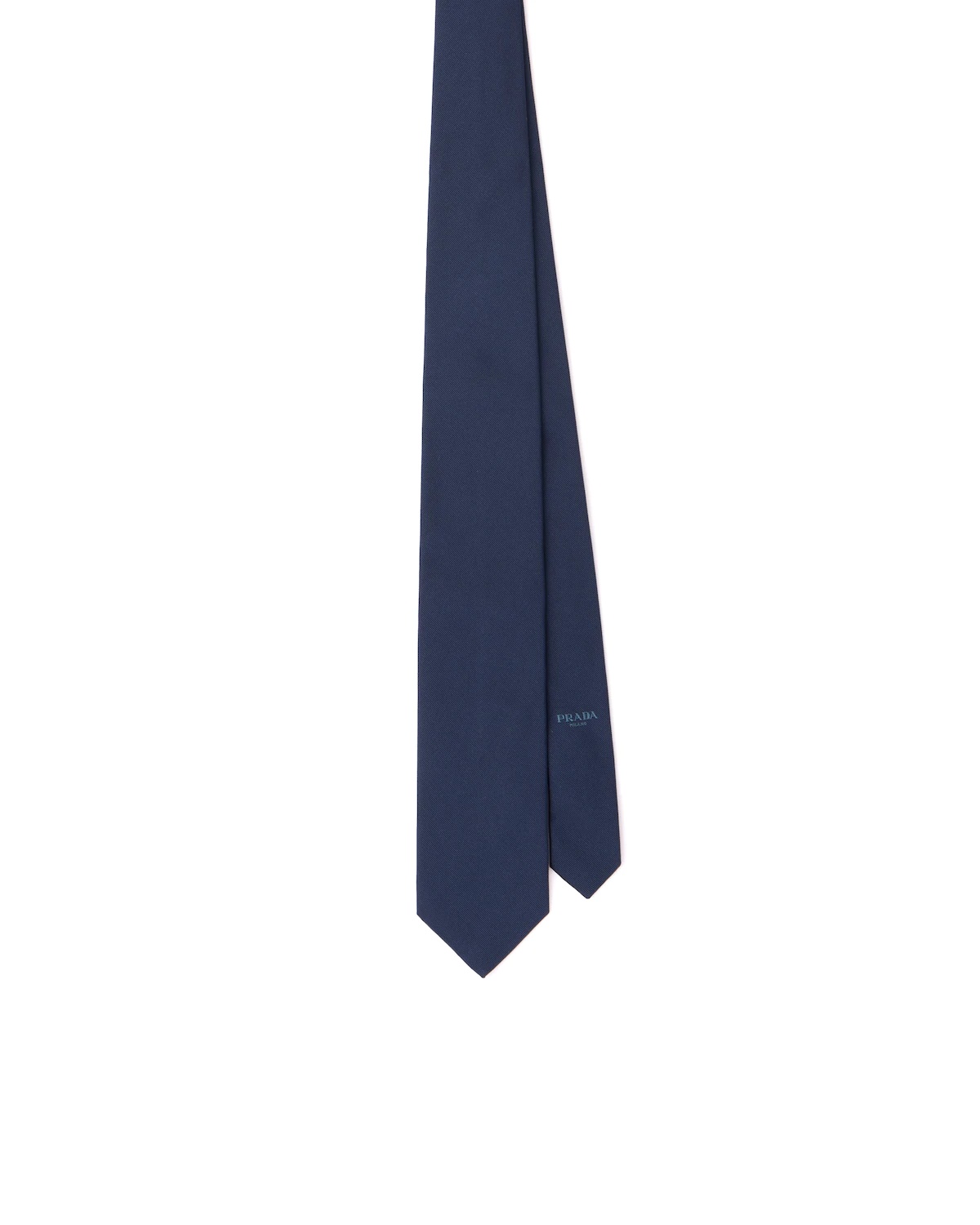 Monochrome silk tie - 1