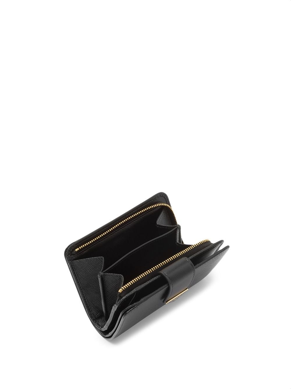 leather logo-detail wallet - 5