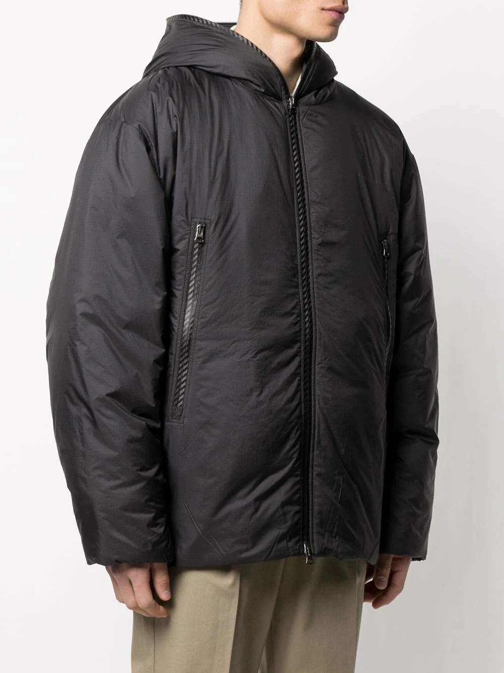 hooded padded jacket - 3