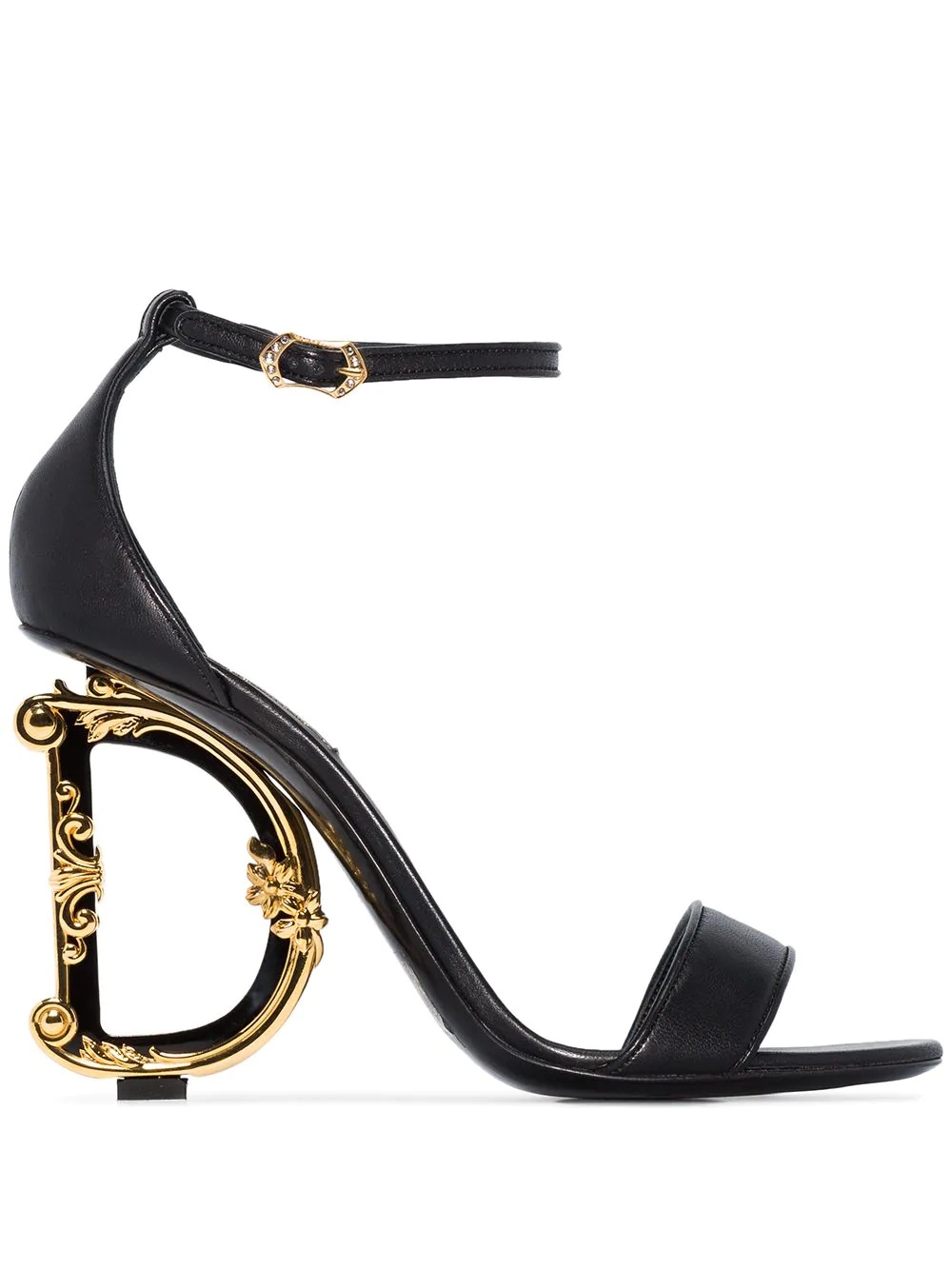 105 mm Keira baroque logo sandals - 1