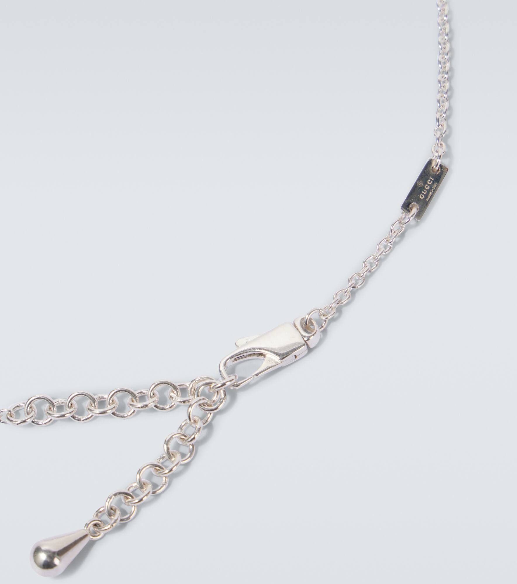 Interlocking G sterling silver necklace - 5