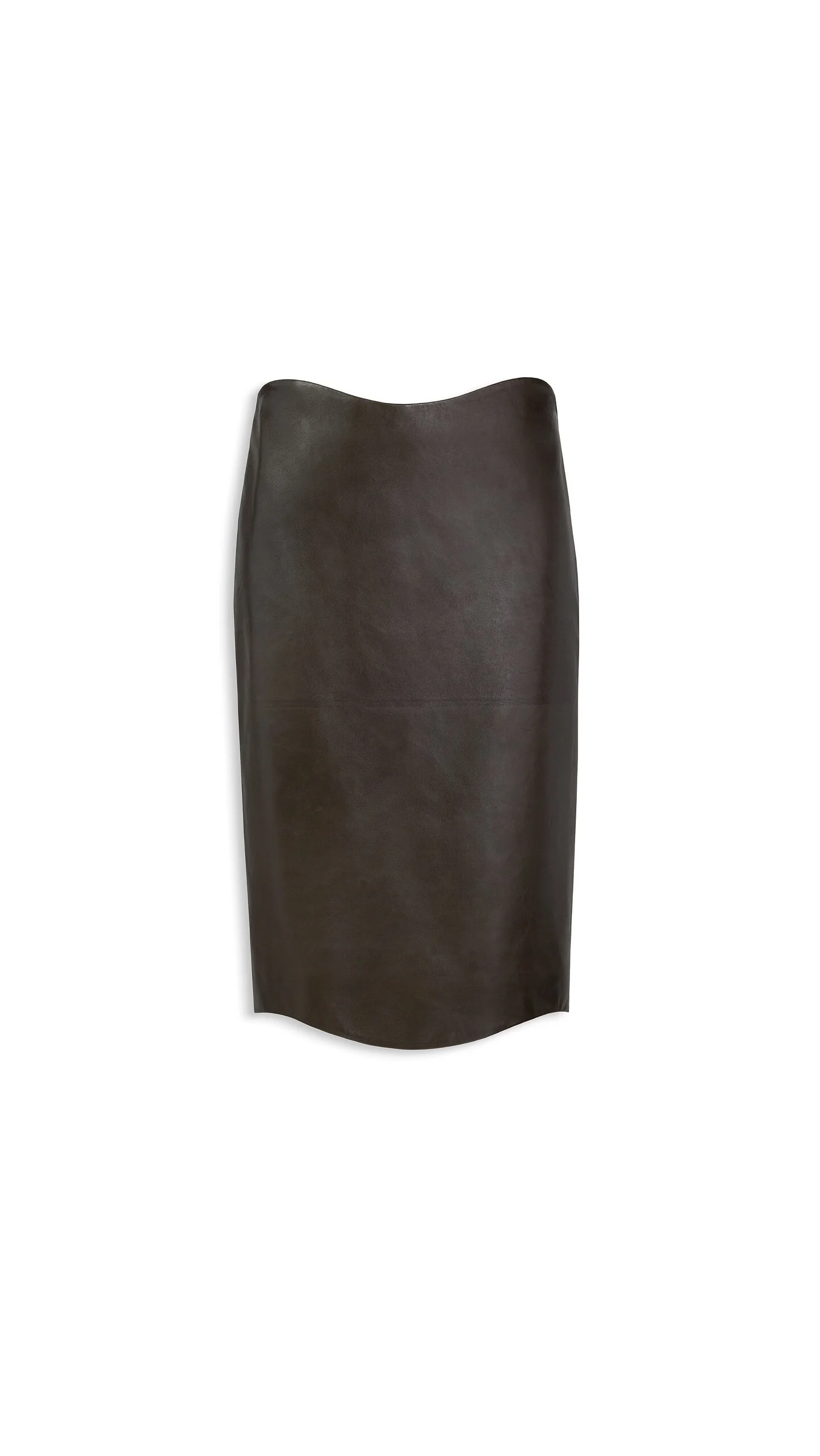 LAMBSKIN PENCIL SKIRT - 1
