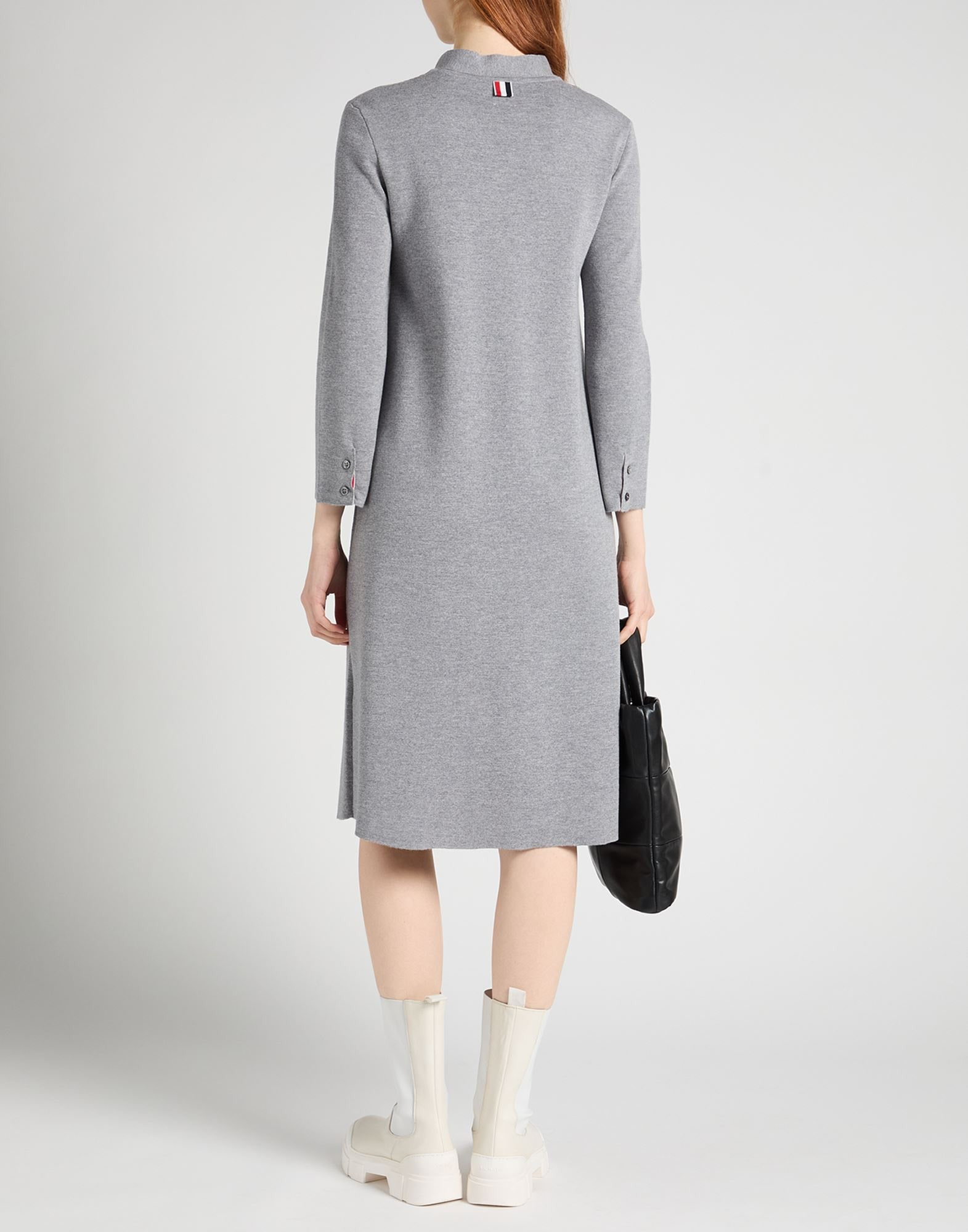 Grey Women's Midi Dress - 4
