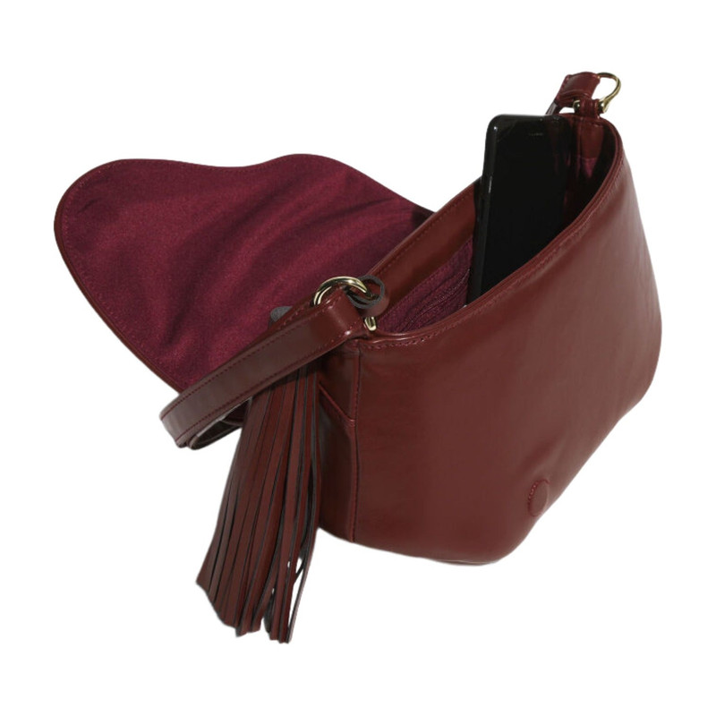 adidas (WMNS) adidas NYR Makerphase Saddle Bag 'Shadow Red' KW4726 outlook