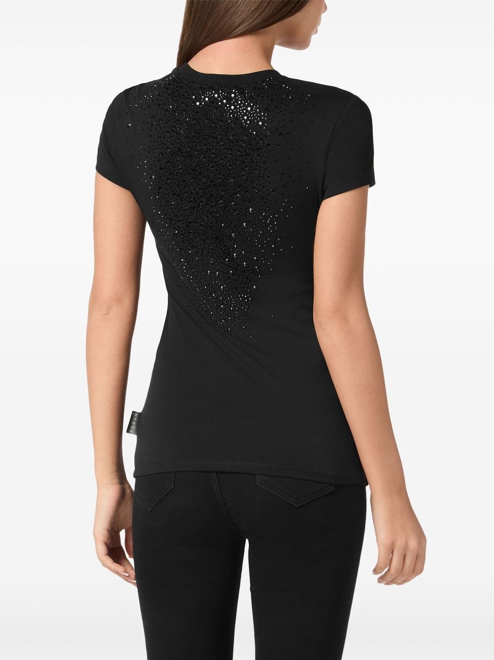 crystal-embellished T-shirt - 3