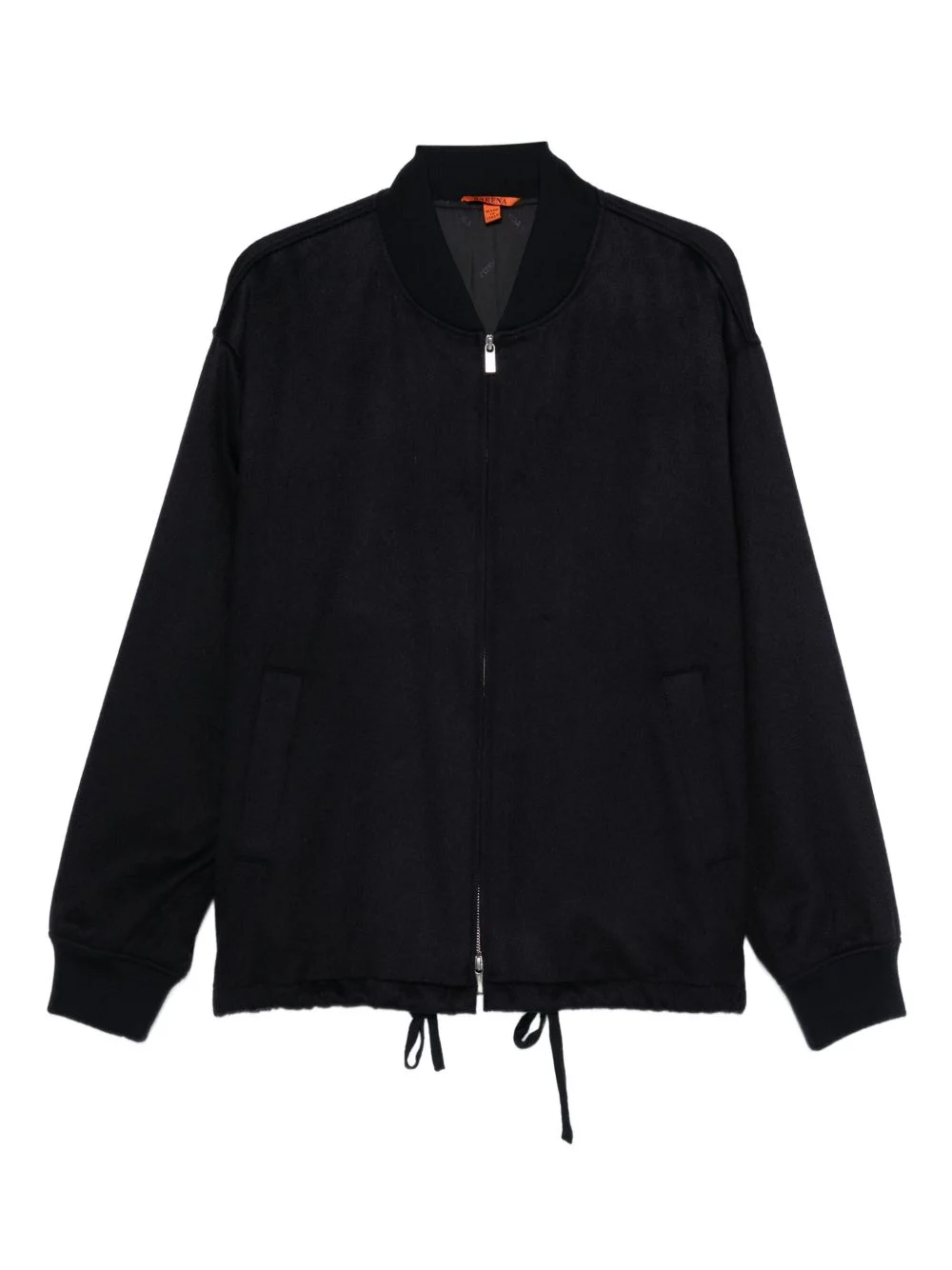 drawstring bomber jacket - 1