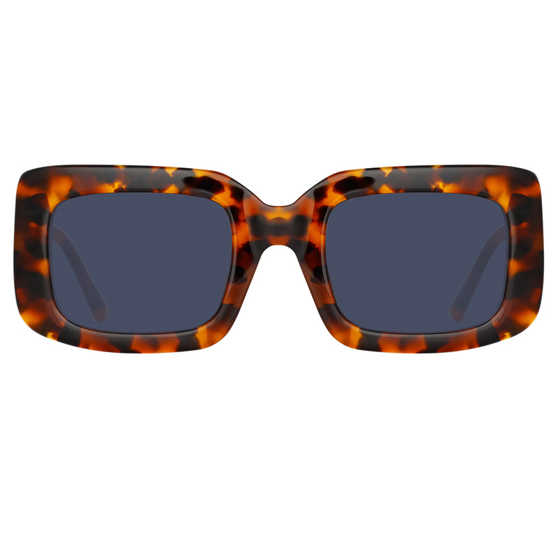 Jorja Rectangular Sunglasses in Tortoiseshell 1