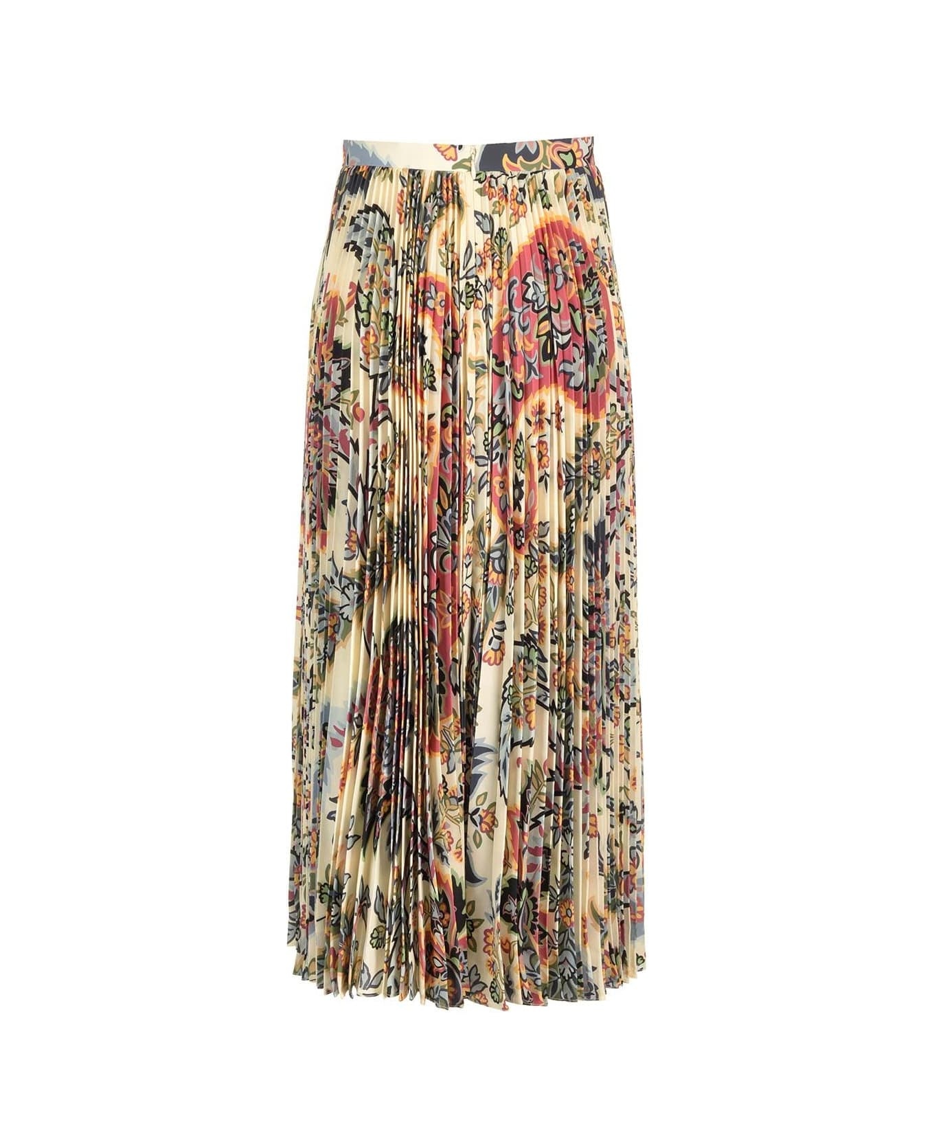 Pleated Midi Skirt - 2
