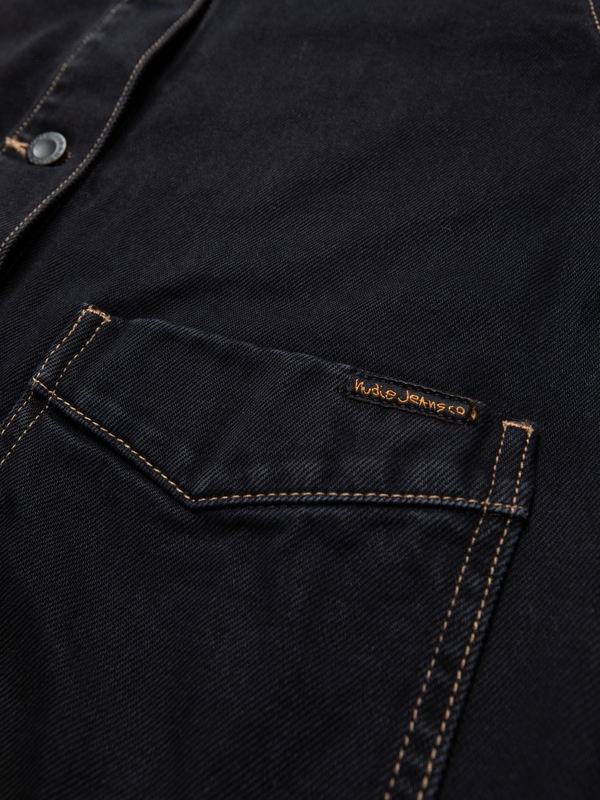Kelly Western Denim Jacket Black - 7