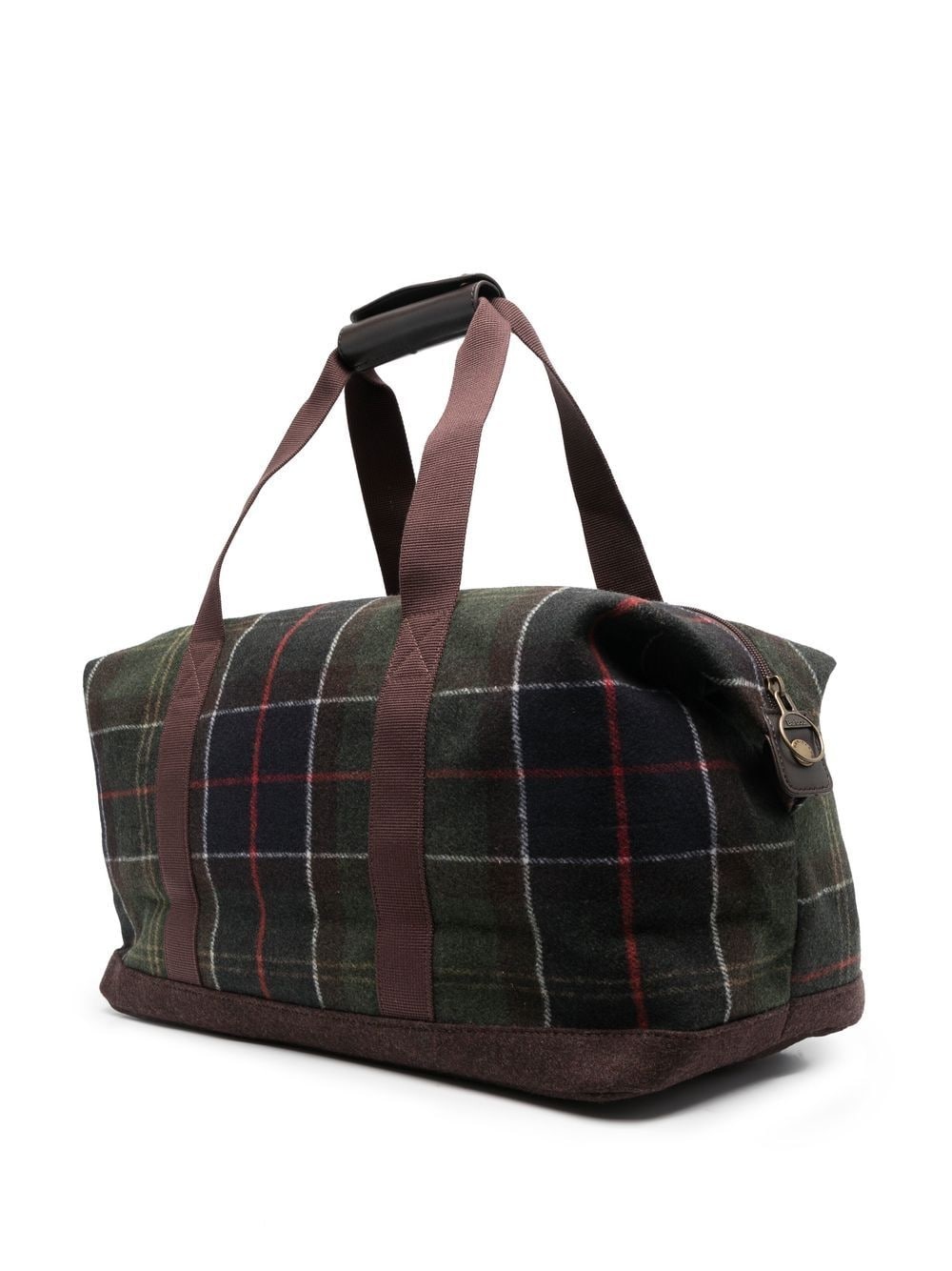 tartan-check holdall - 3