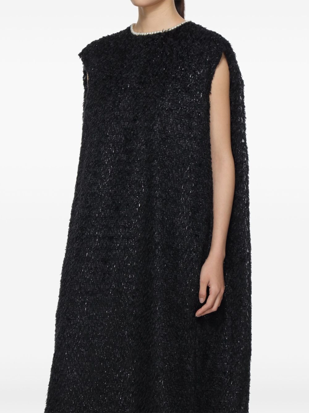 lurex midi dress - 5