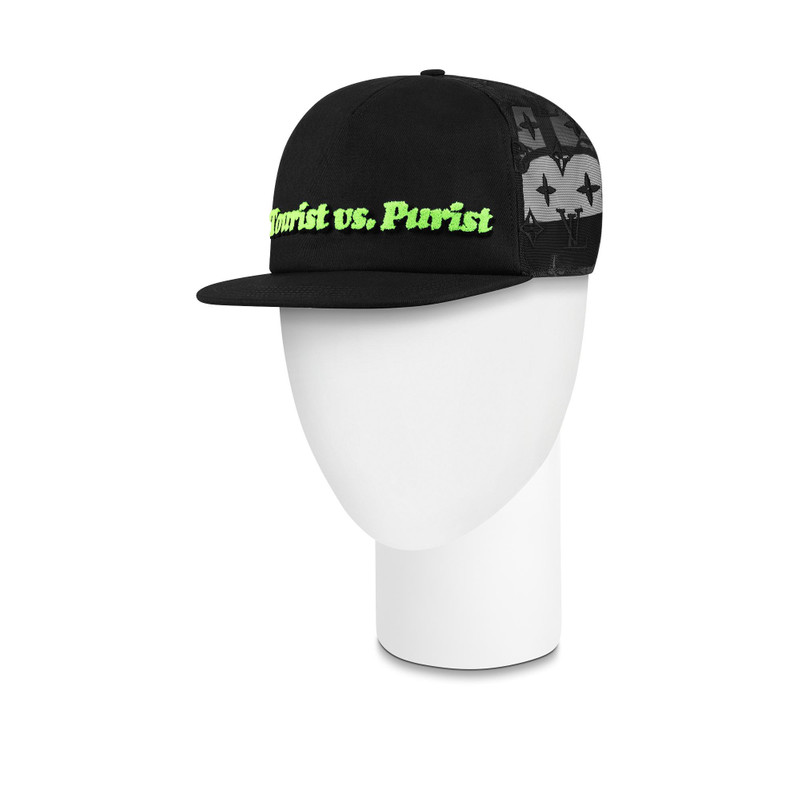 Monogram Embroidered Mesh Cap 3