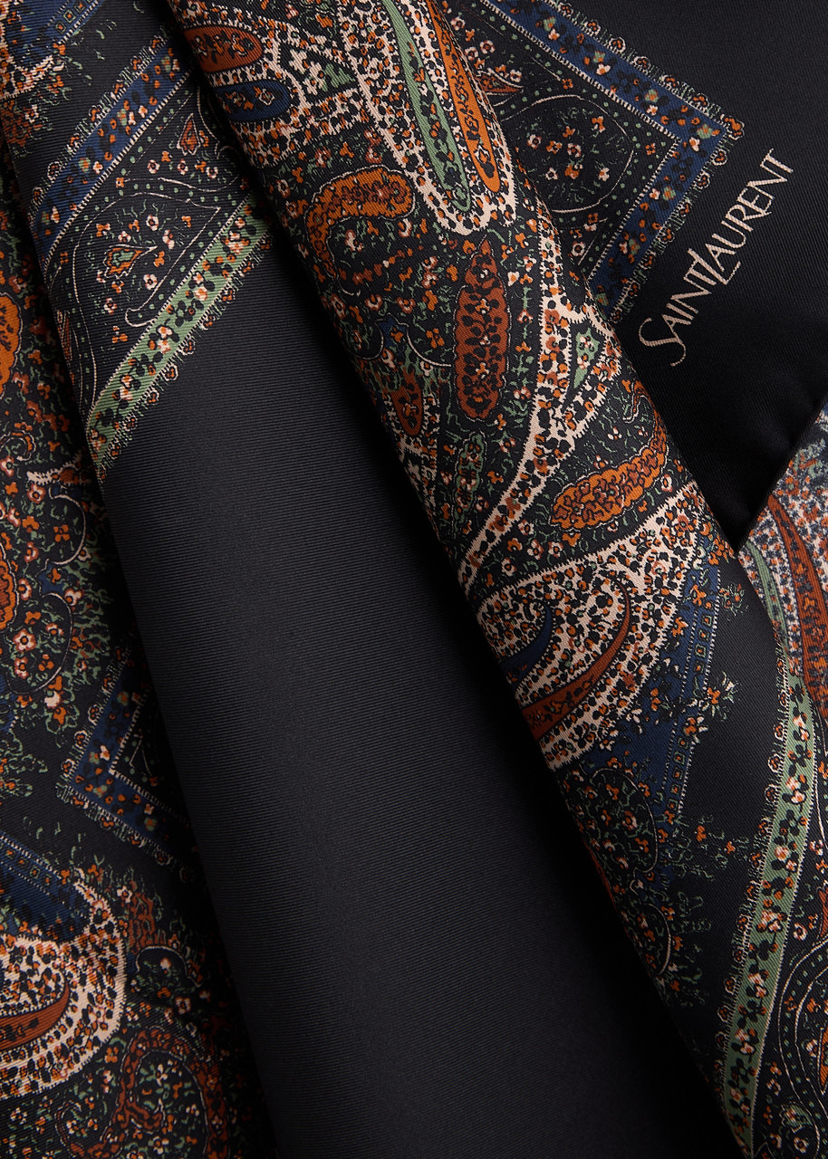 Saint Laurent Paisley-print Silk Scarf - 3