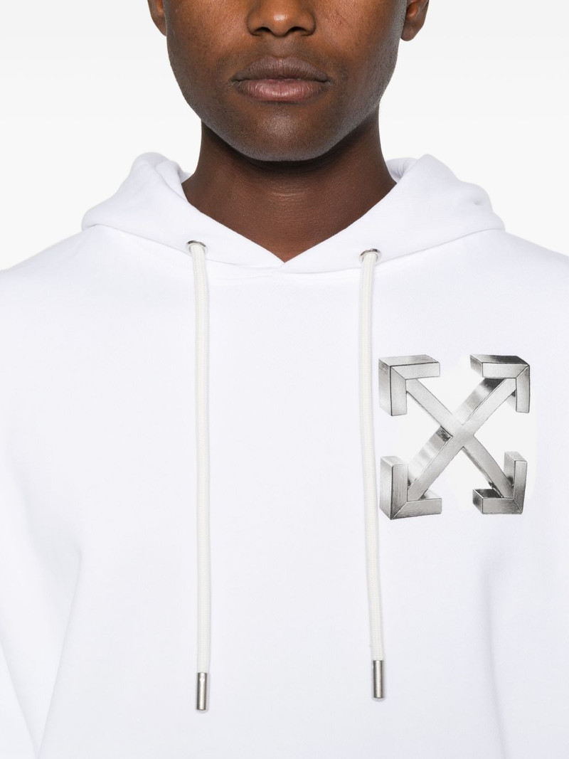 logo-print hoodie 5