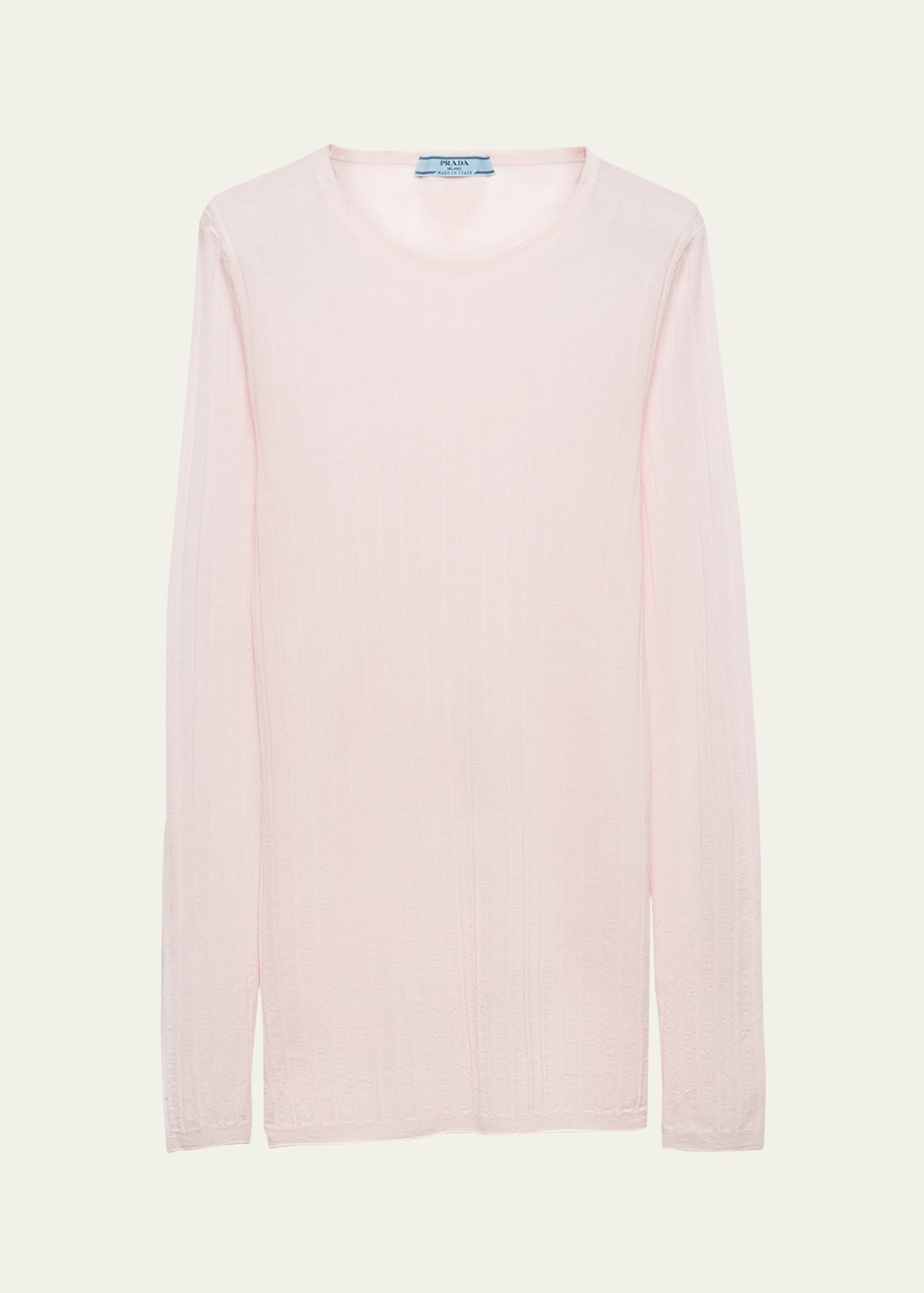 Superfine Cashmere and Silk Slim-Fit Sweater - 1