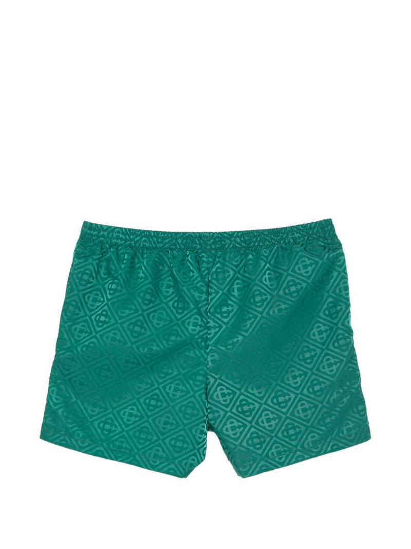 CASABLANCA jacquard logo swim shorts outlook