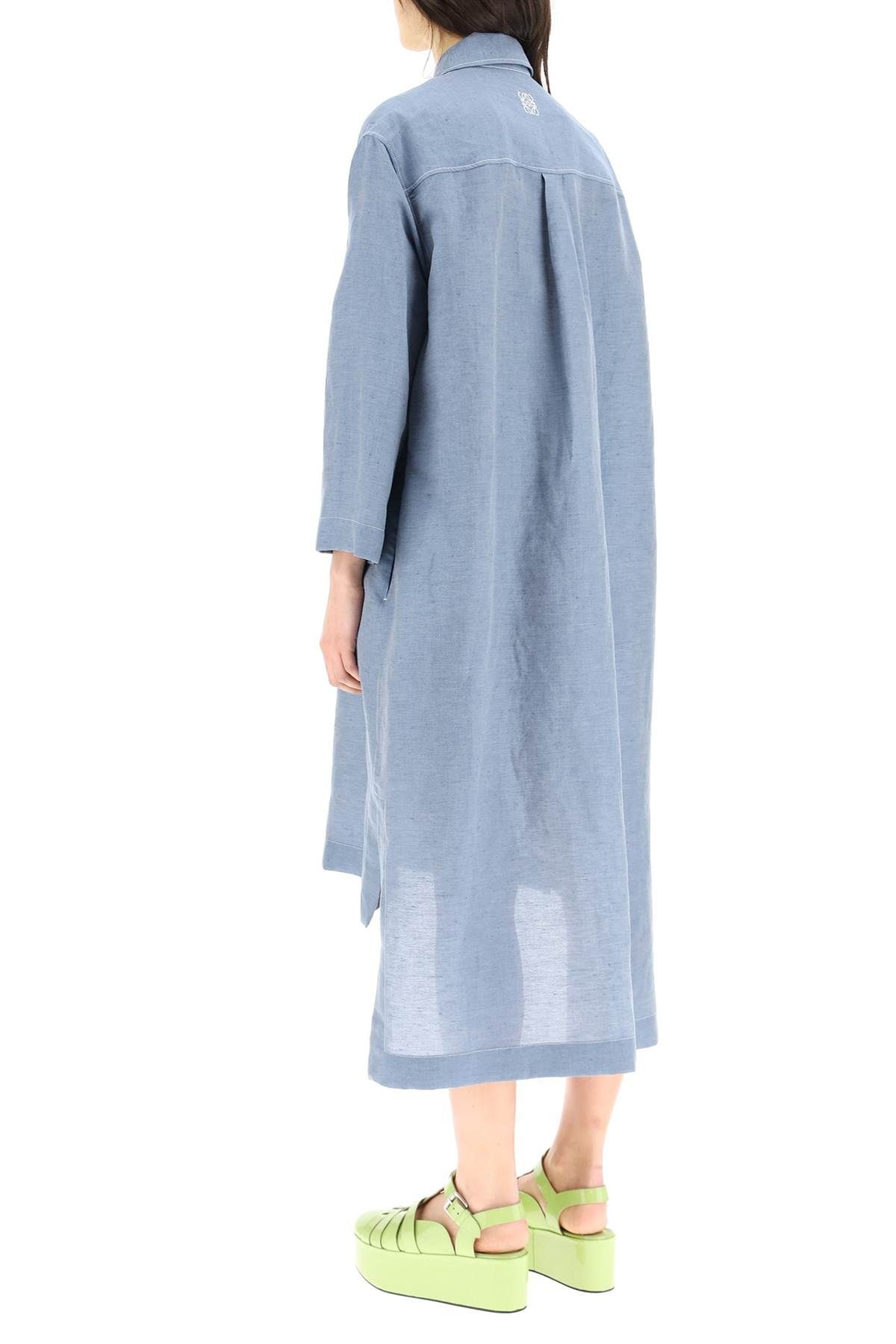 TUNIC DRESS IN CHAMBRAY - 4