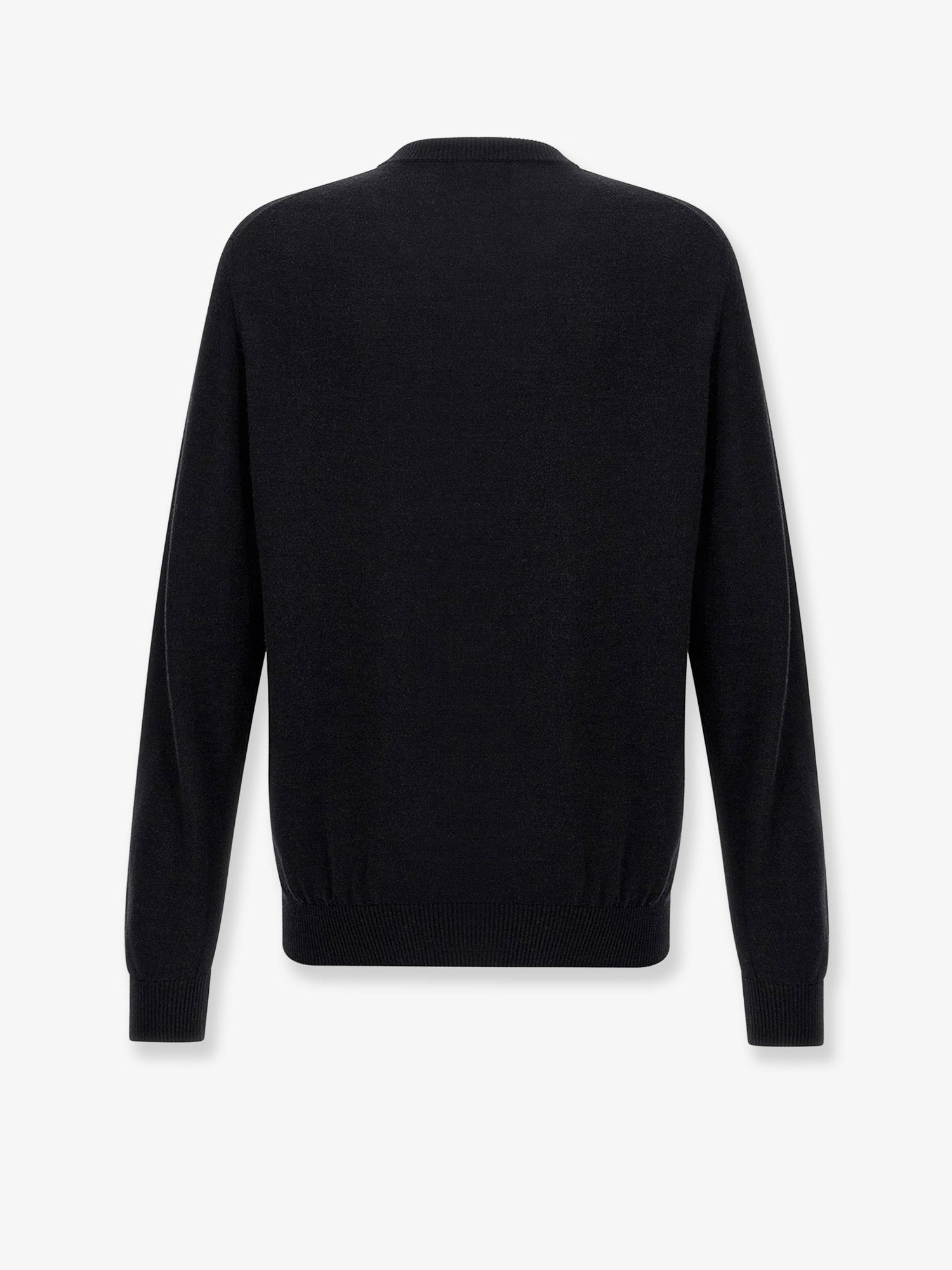 Fendi Men Wool Sweater With Ff Detail - 2