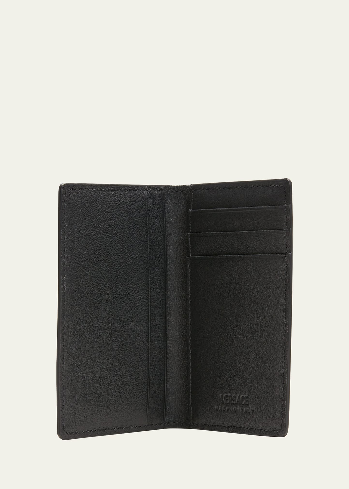 Men's Medusa Head Medallion Bifold Wallet - 4