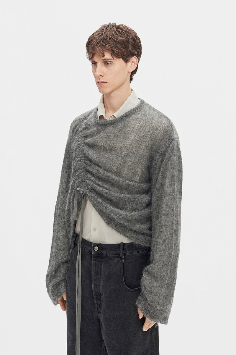 Ann Demeulemeester Palmar Drawstring Sweater outlook