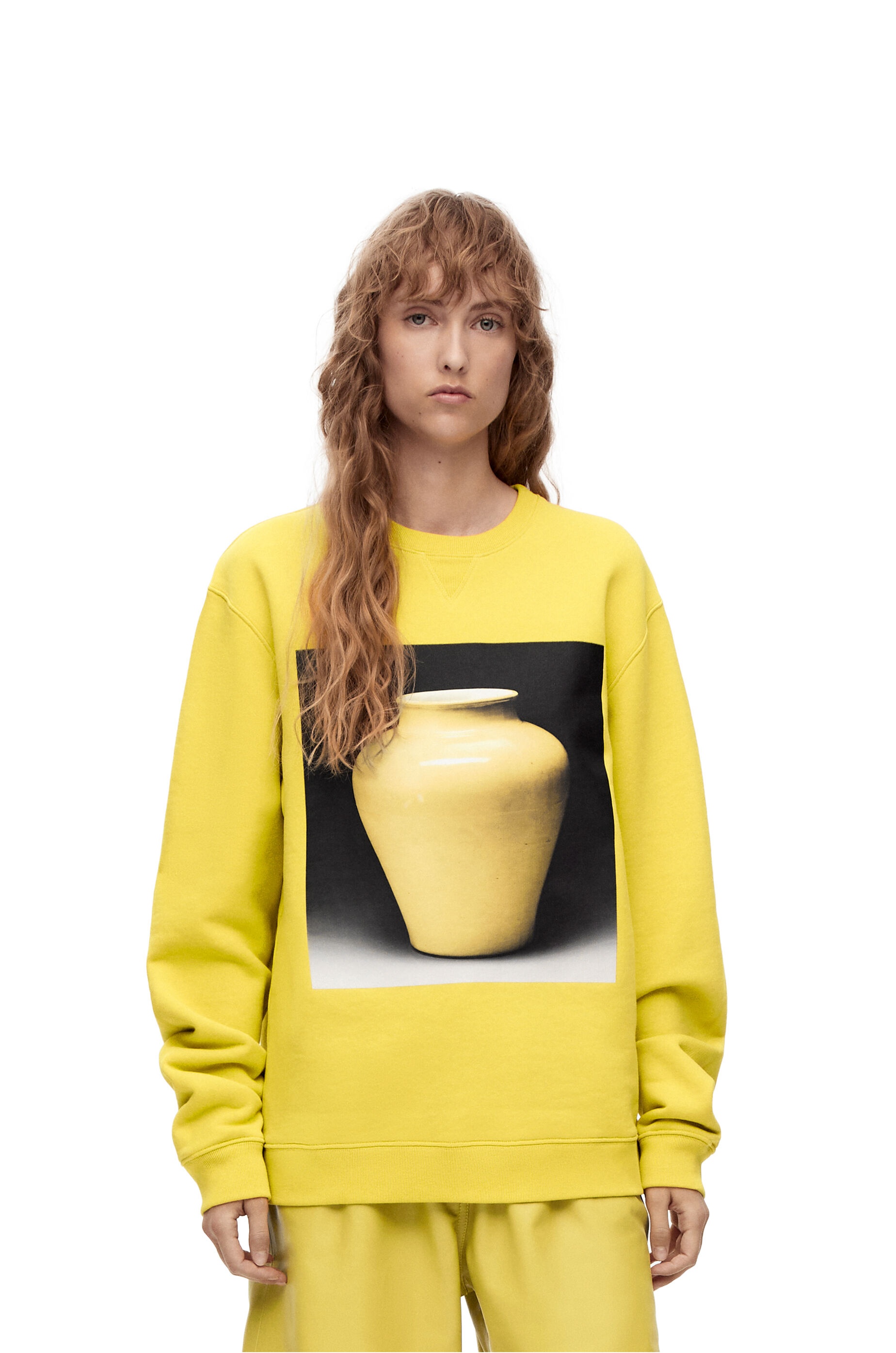 Ceramic print sweatshirt in cotton - 3