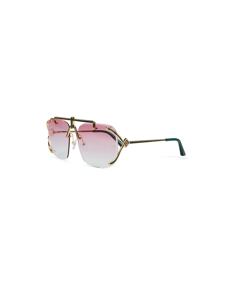 Pink & Gold The Pilot Sunglasses - 1