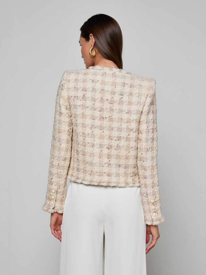Zell Houndstooth Tweed Jacket 5