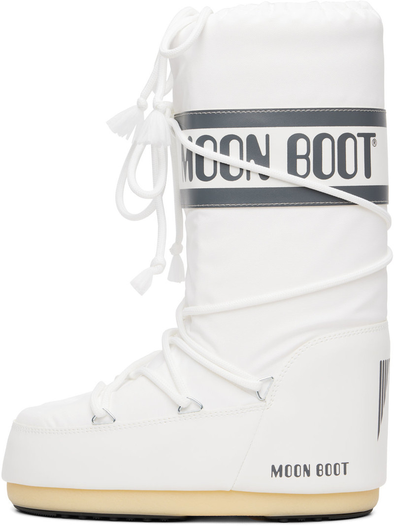 MOON BOOT White Icon Nylon Boots outlook