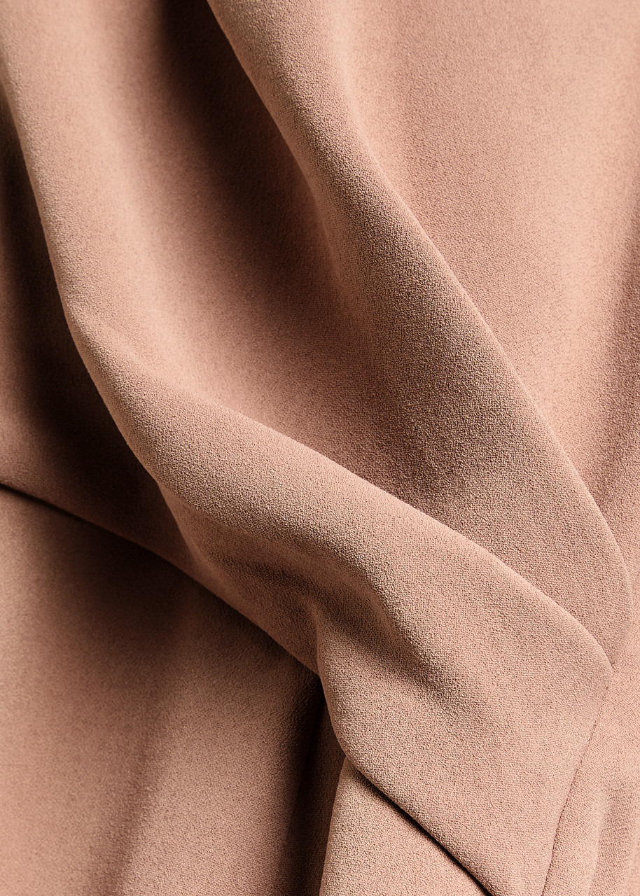 Solace London Riva Draped Crepe Gown - 5