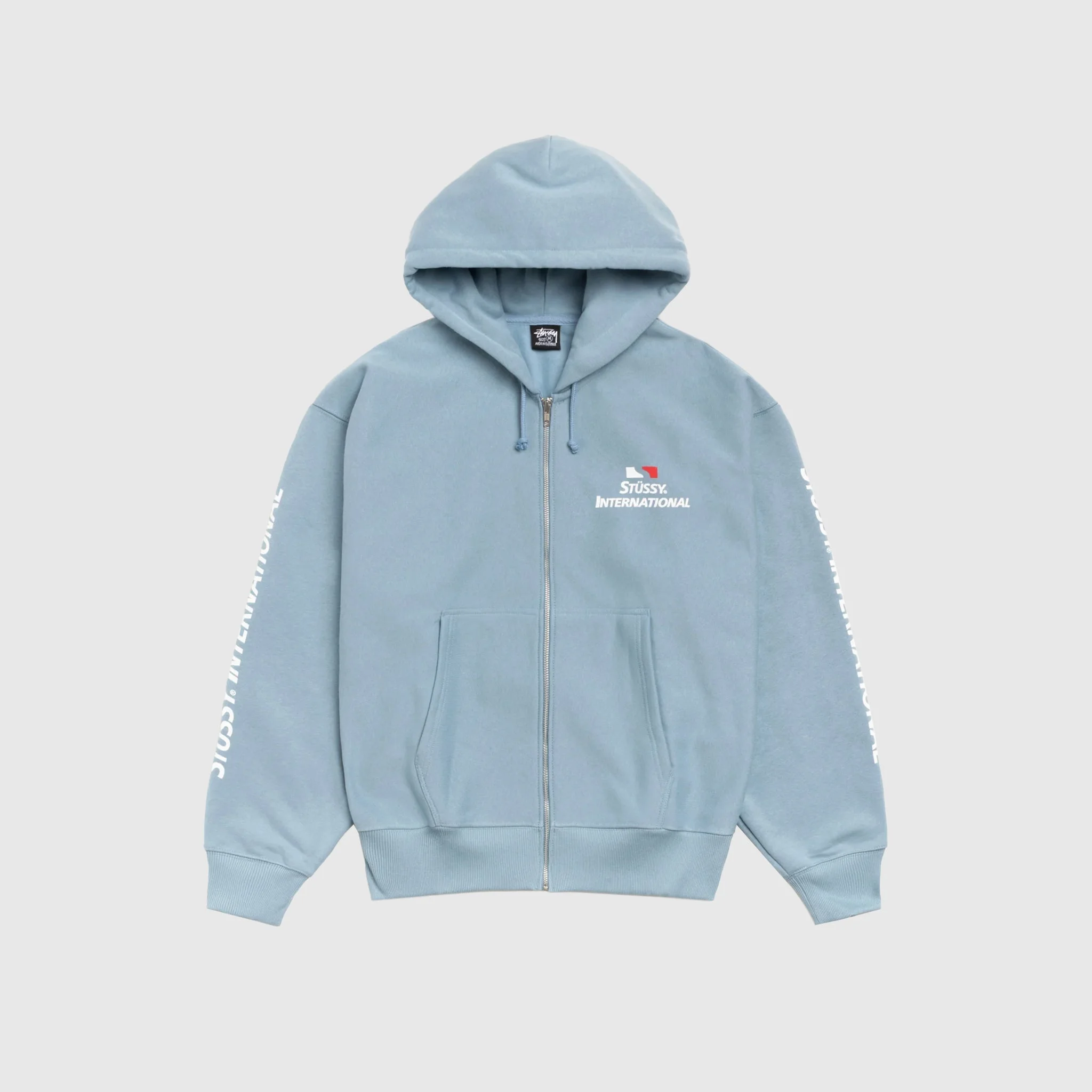 STUSSY INTERNATIONAL ZIP HOODY - 1