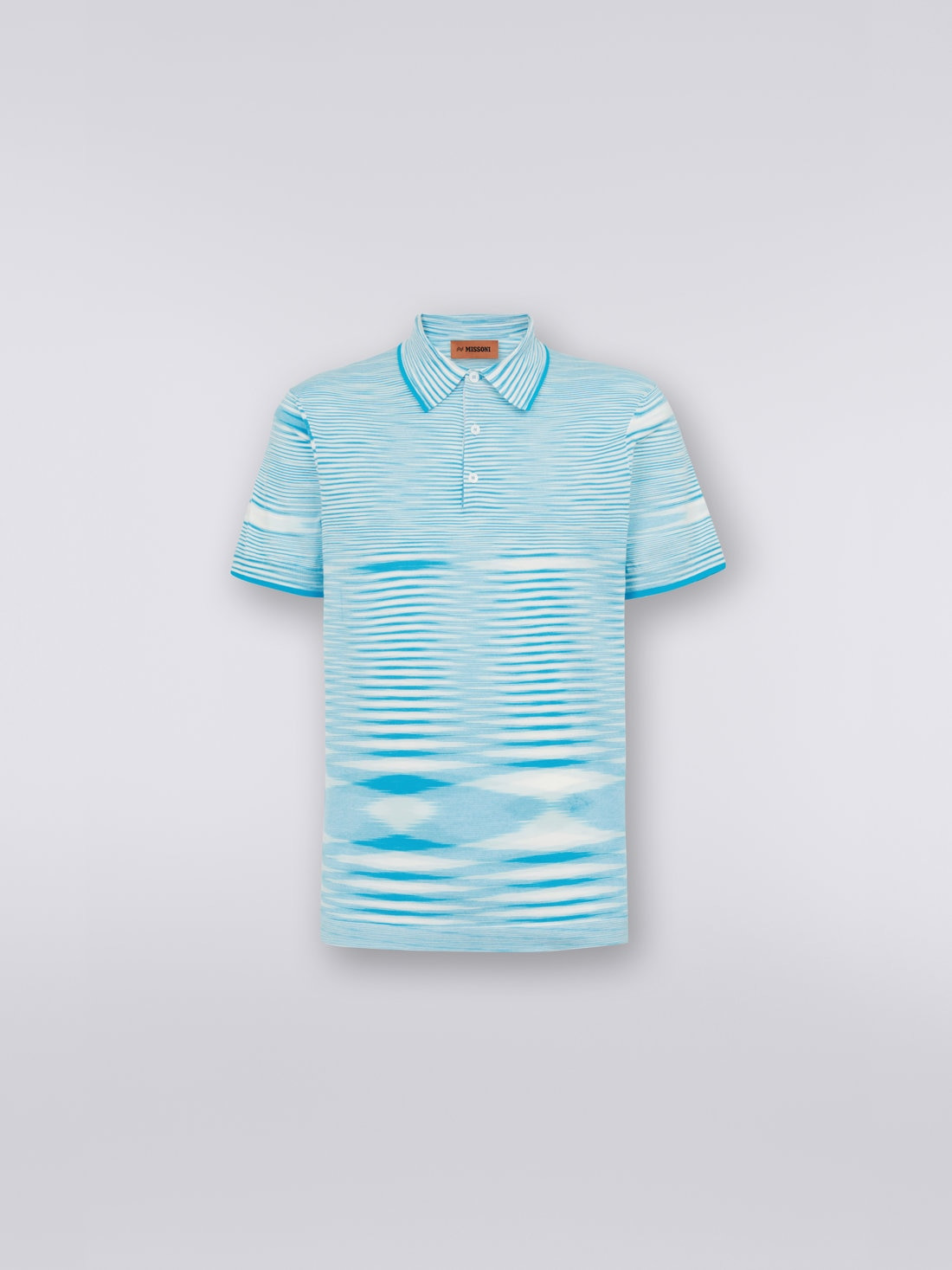 Slub cotton polo shirt - 1
