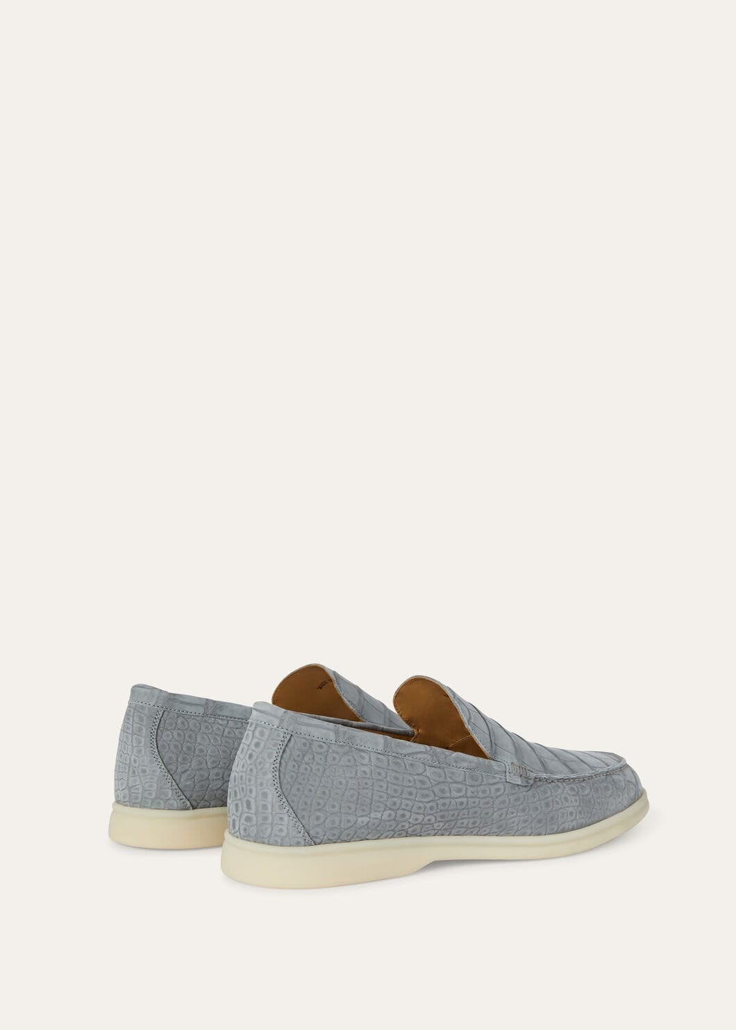 Summer Walk Nabuk Alligator Moccasin - 3