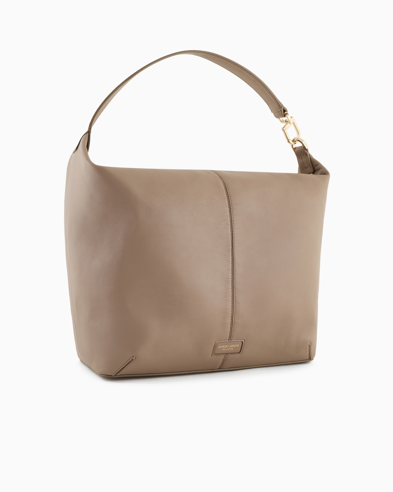 ASV LA PRIMA SOFT LARGE HOBO BAG IN PATENT NAPPA LEATHER - 2