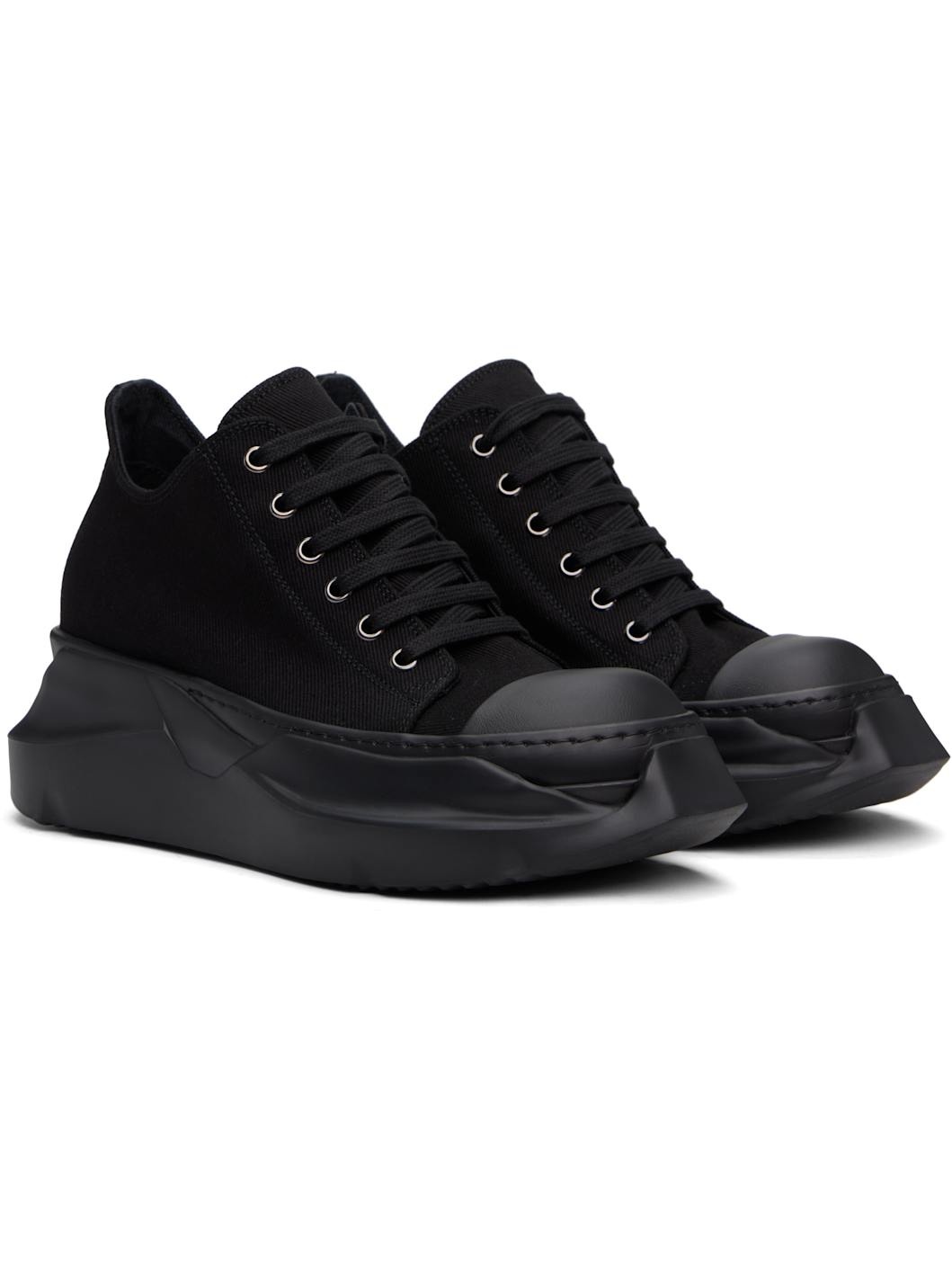 Black Hollywood Abstract Low Sneaks Sneakers - 4