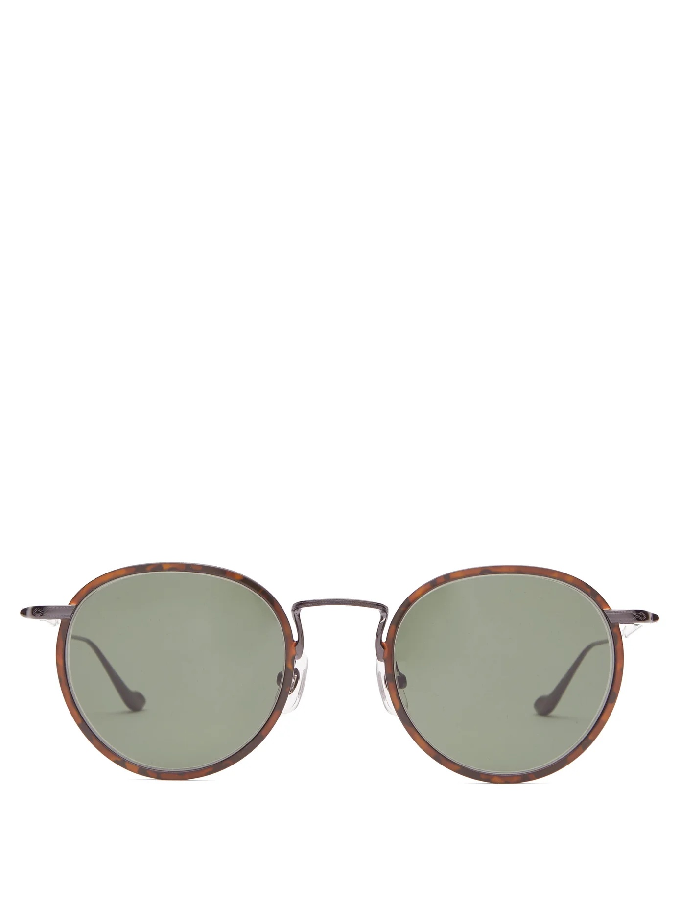 Round titanium sunglasses - 1