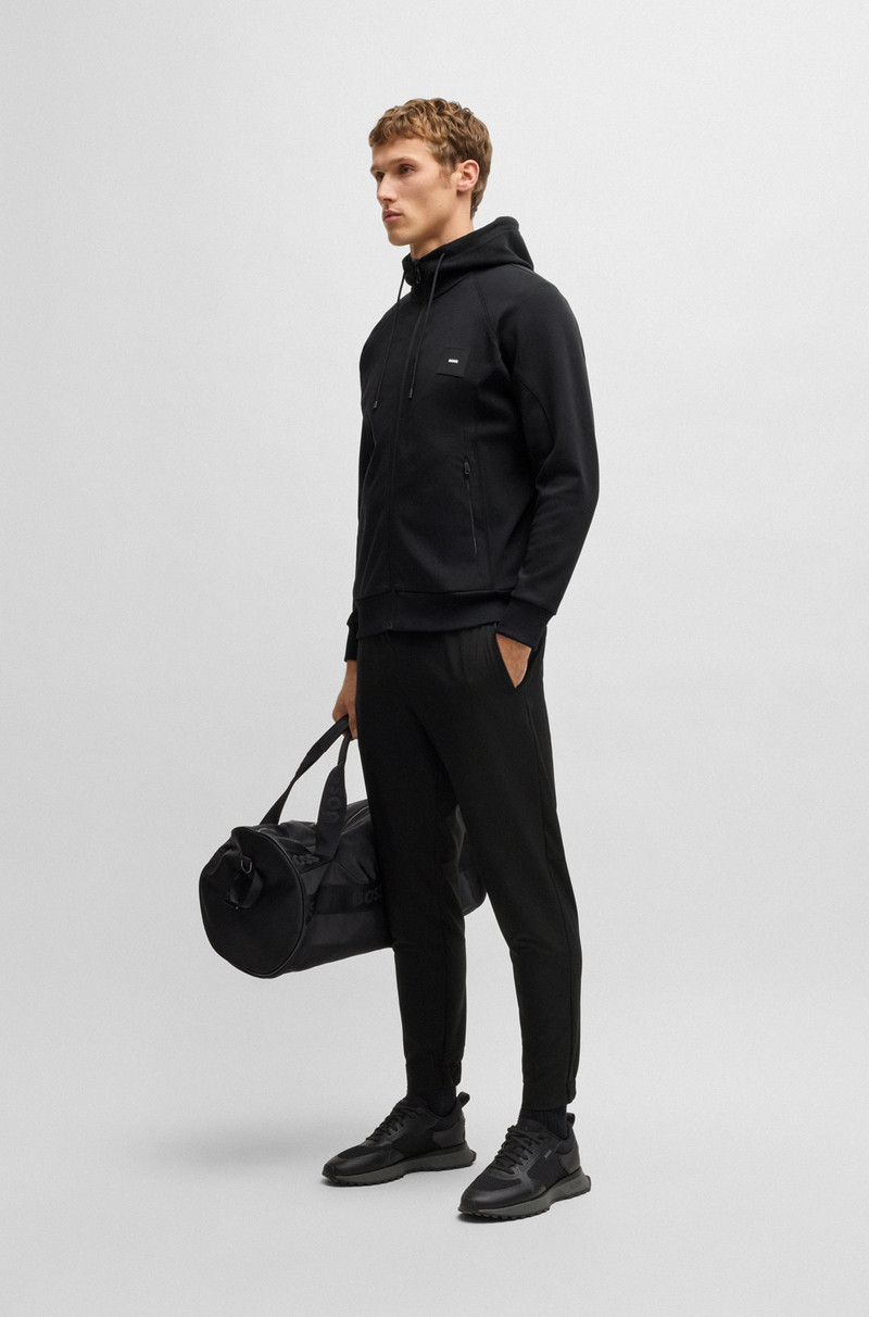 BOSS ZIP-UP HOODIE WITH LOGO PATCH outlook