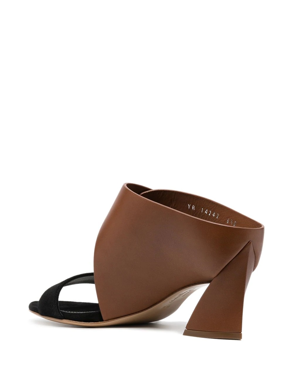 backless buckled sandals - 3