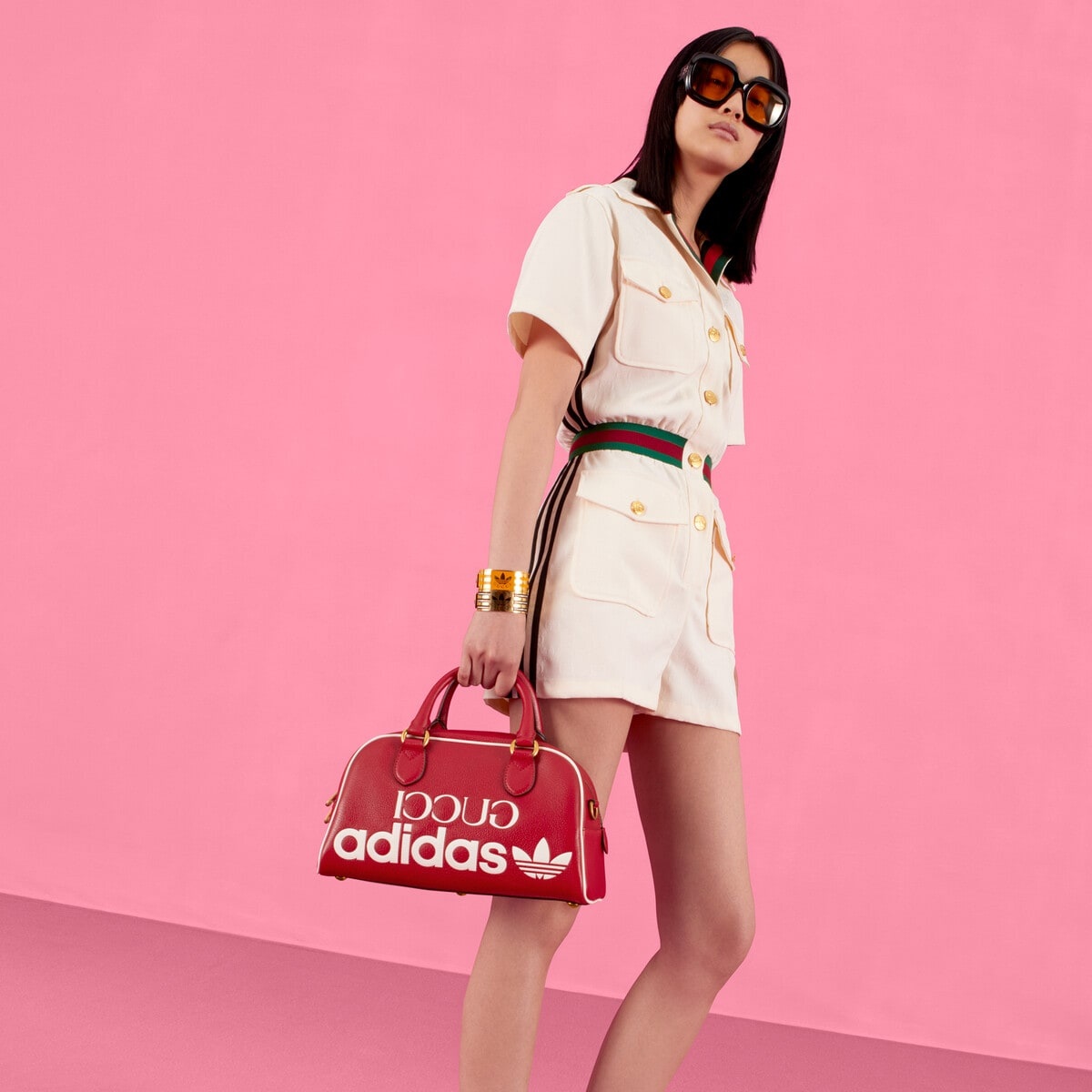 adidas x Gucci mini duffle bag - 3
