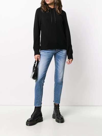 rag & bone cut-out cashmere hoodie outlook