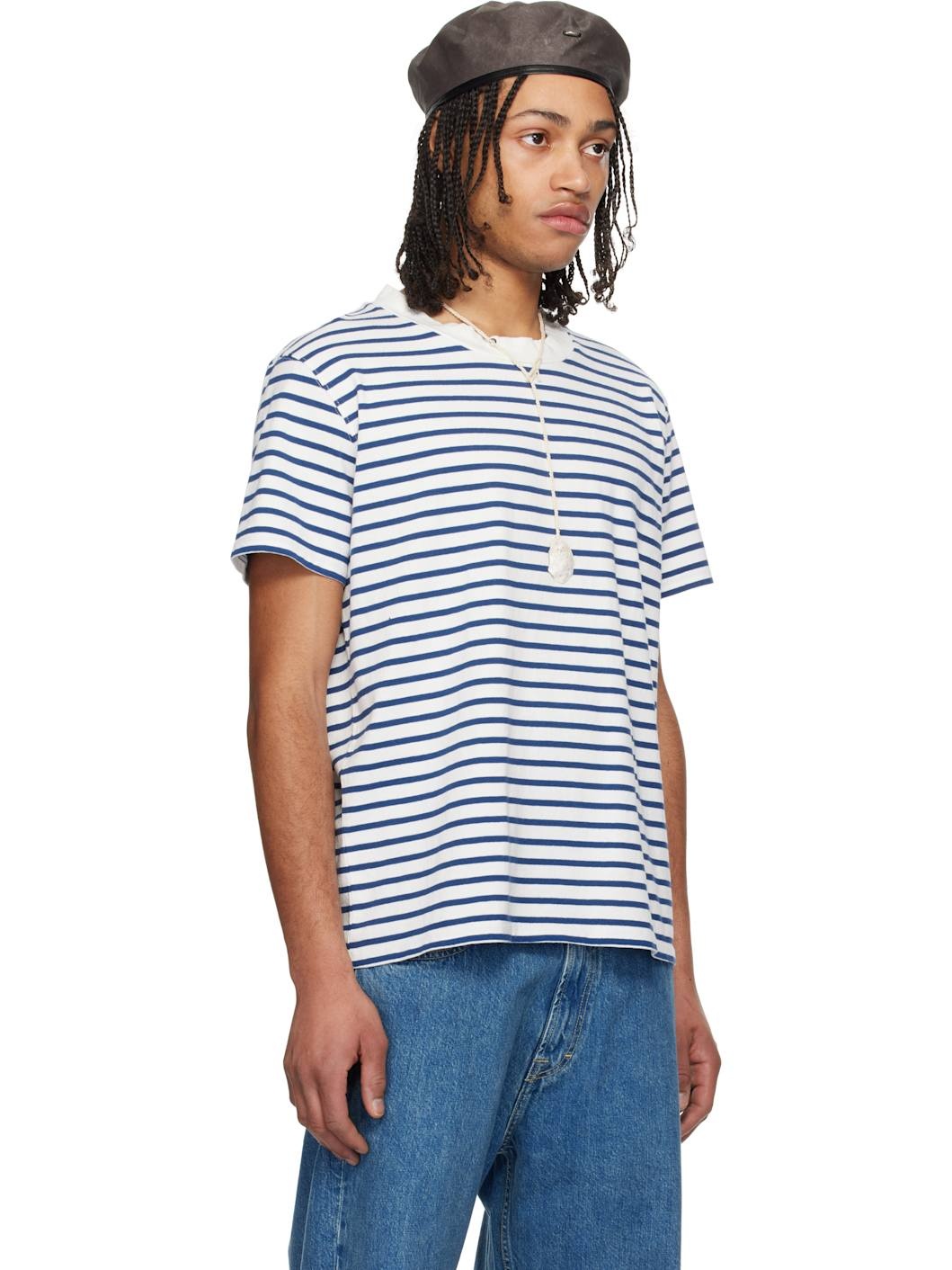 White & Blue Bliss T-shirt - 2