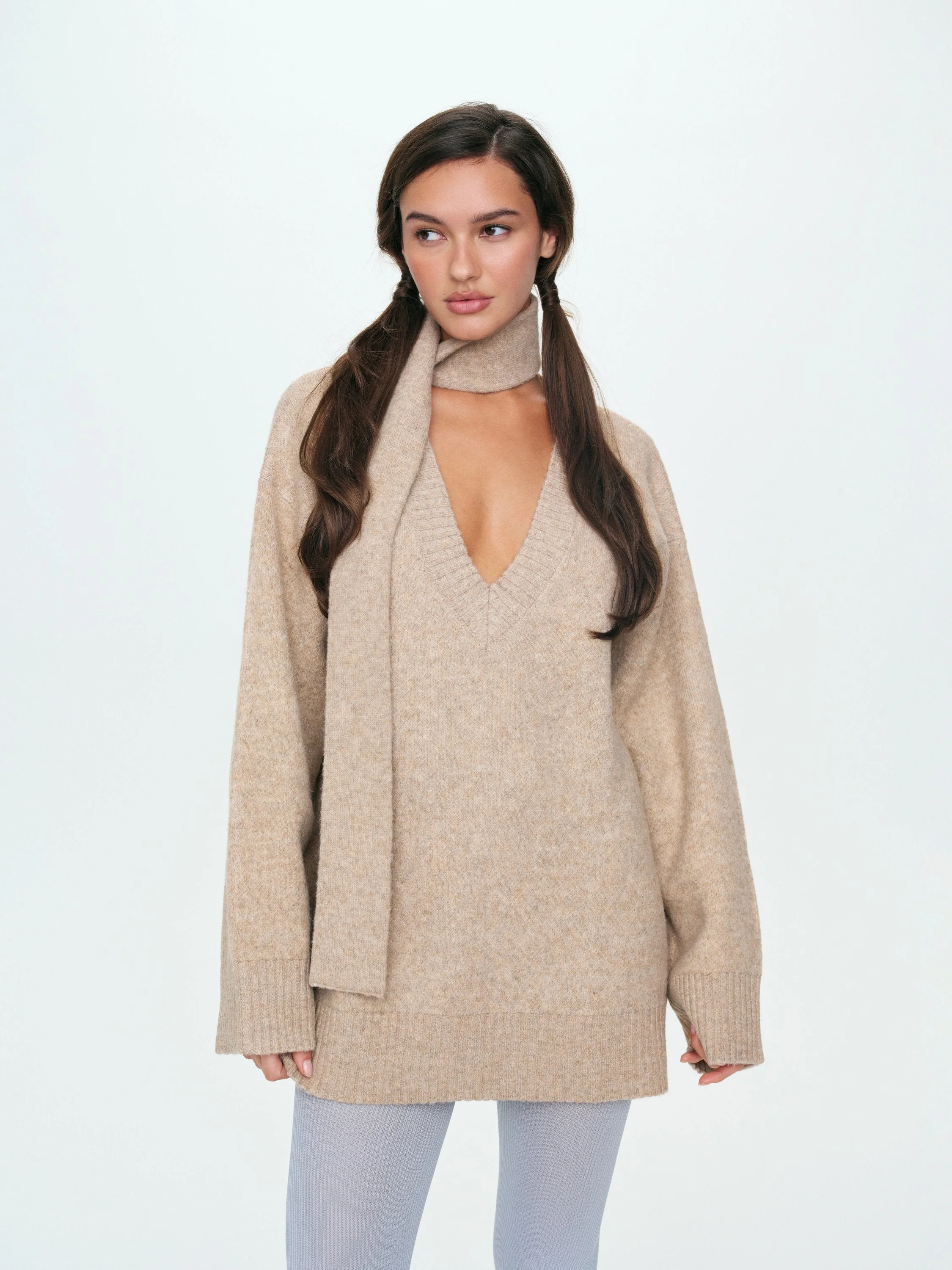 Sally Sweater & Scarf Set - 1