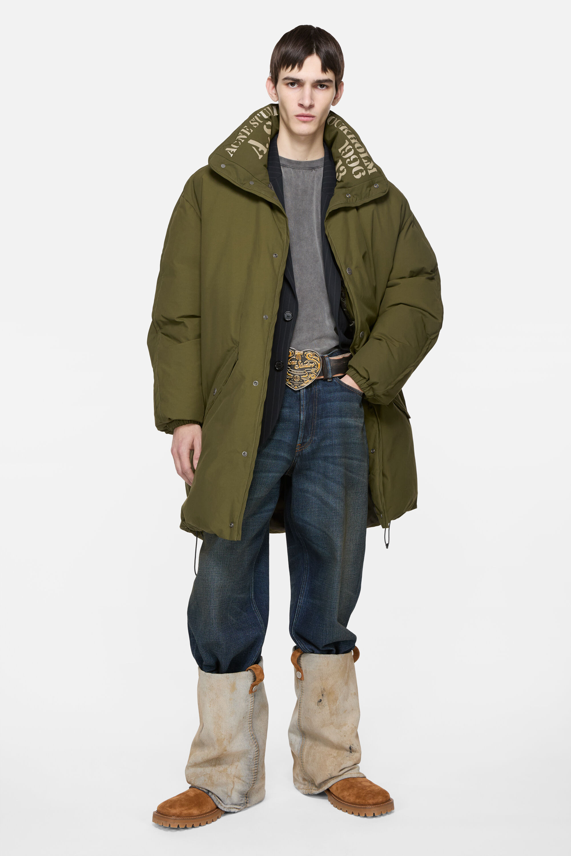 Down jacket - Khaki green - 2