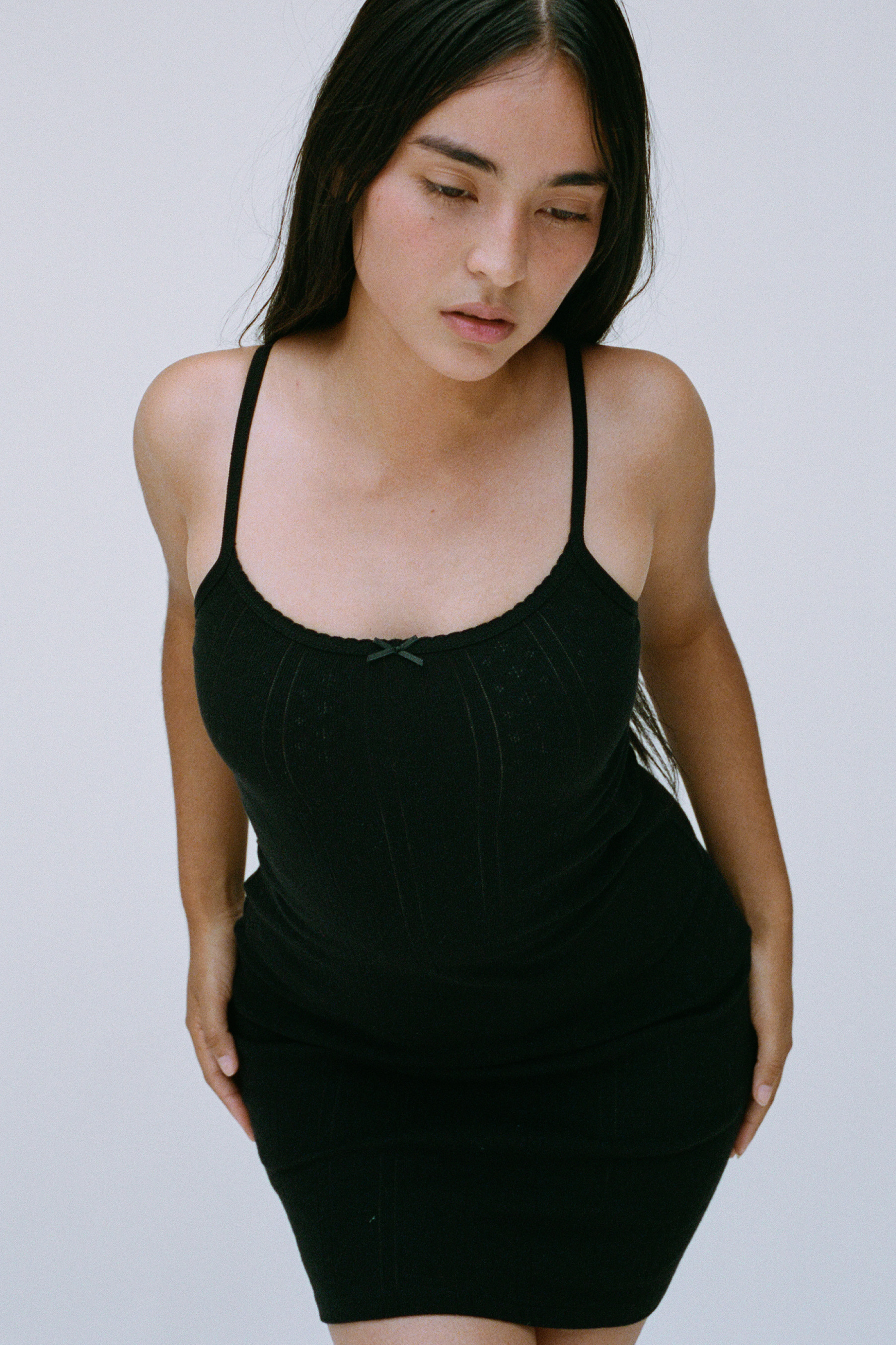 The Picot Dress Black - 3