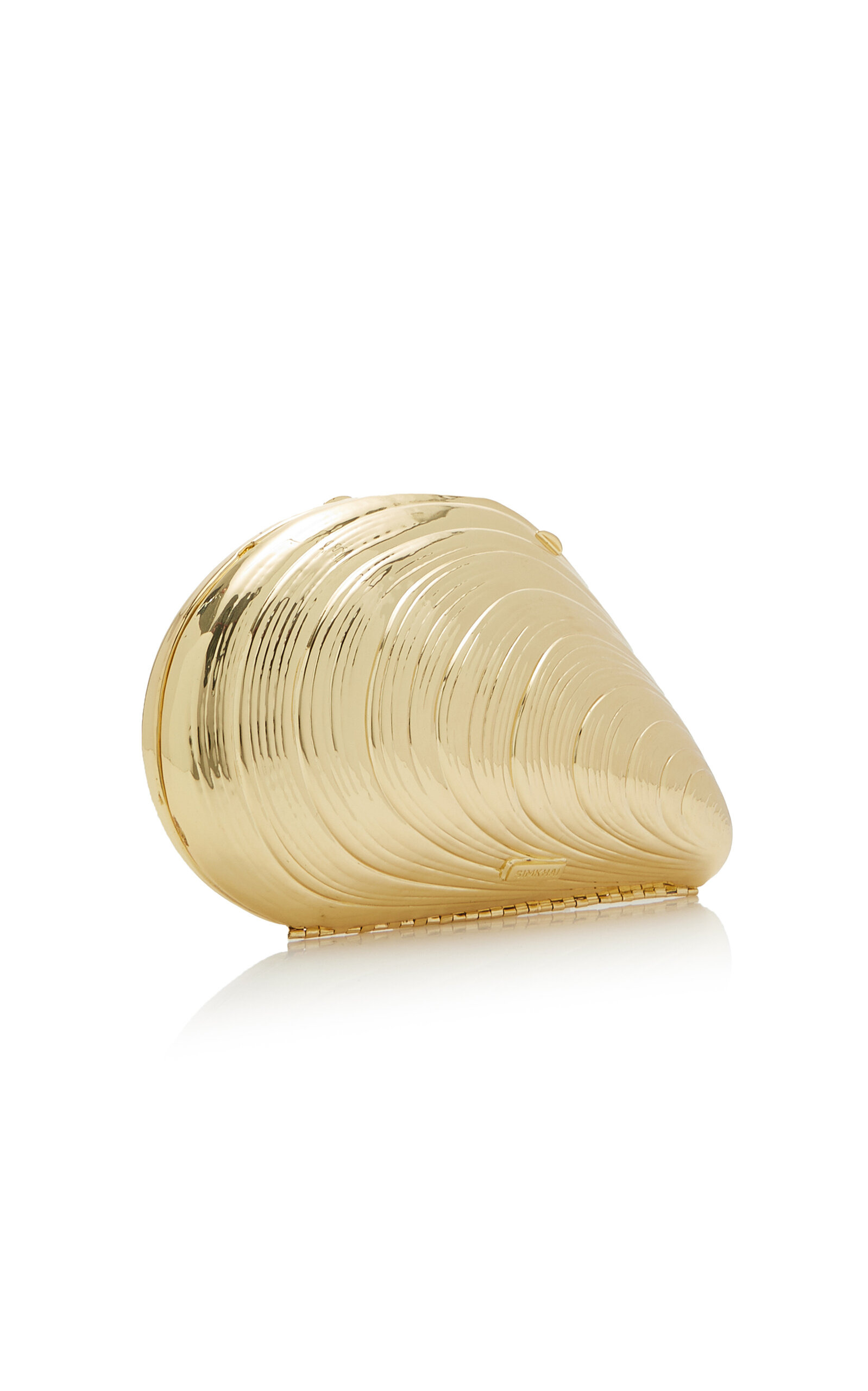 Bridget Oyster Shell Clutch gold - 5