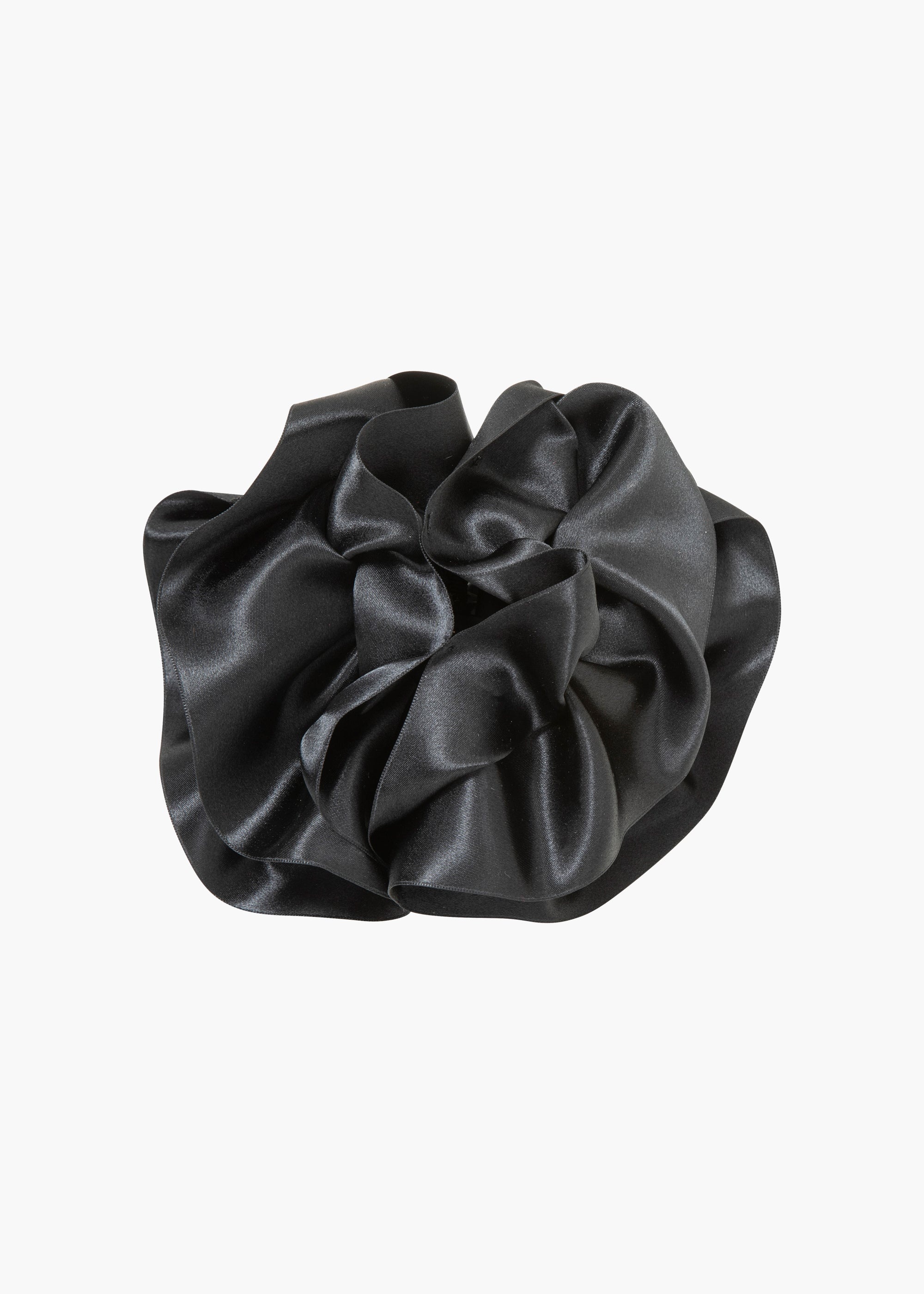 Satin Ruffle Jaw Clip - 1