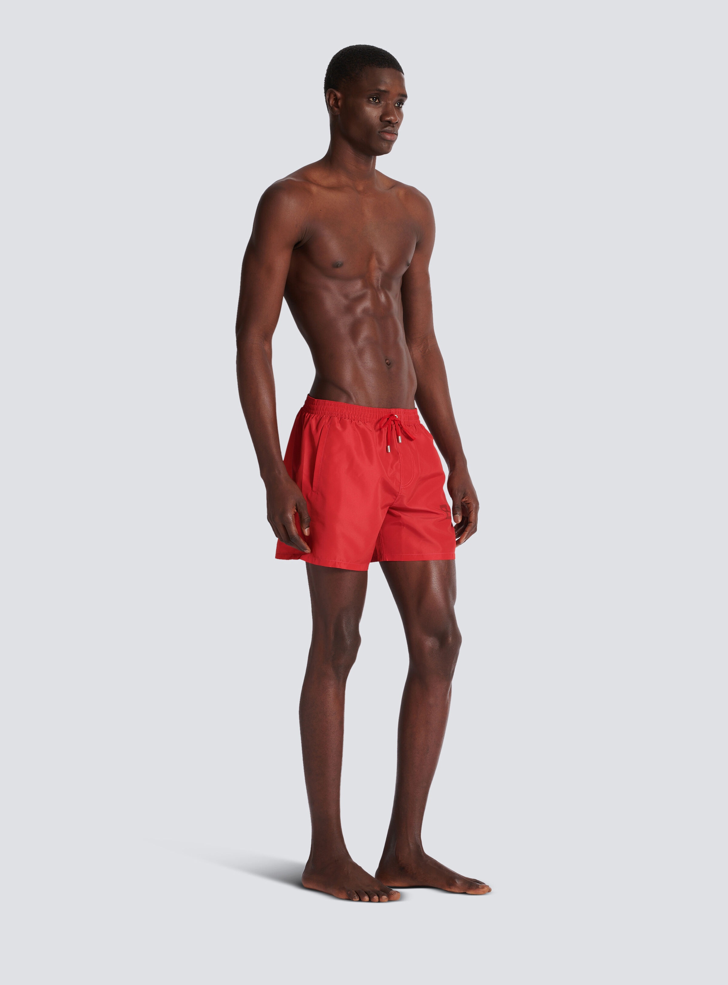 Printed Balmain Paris swim shorts - 3