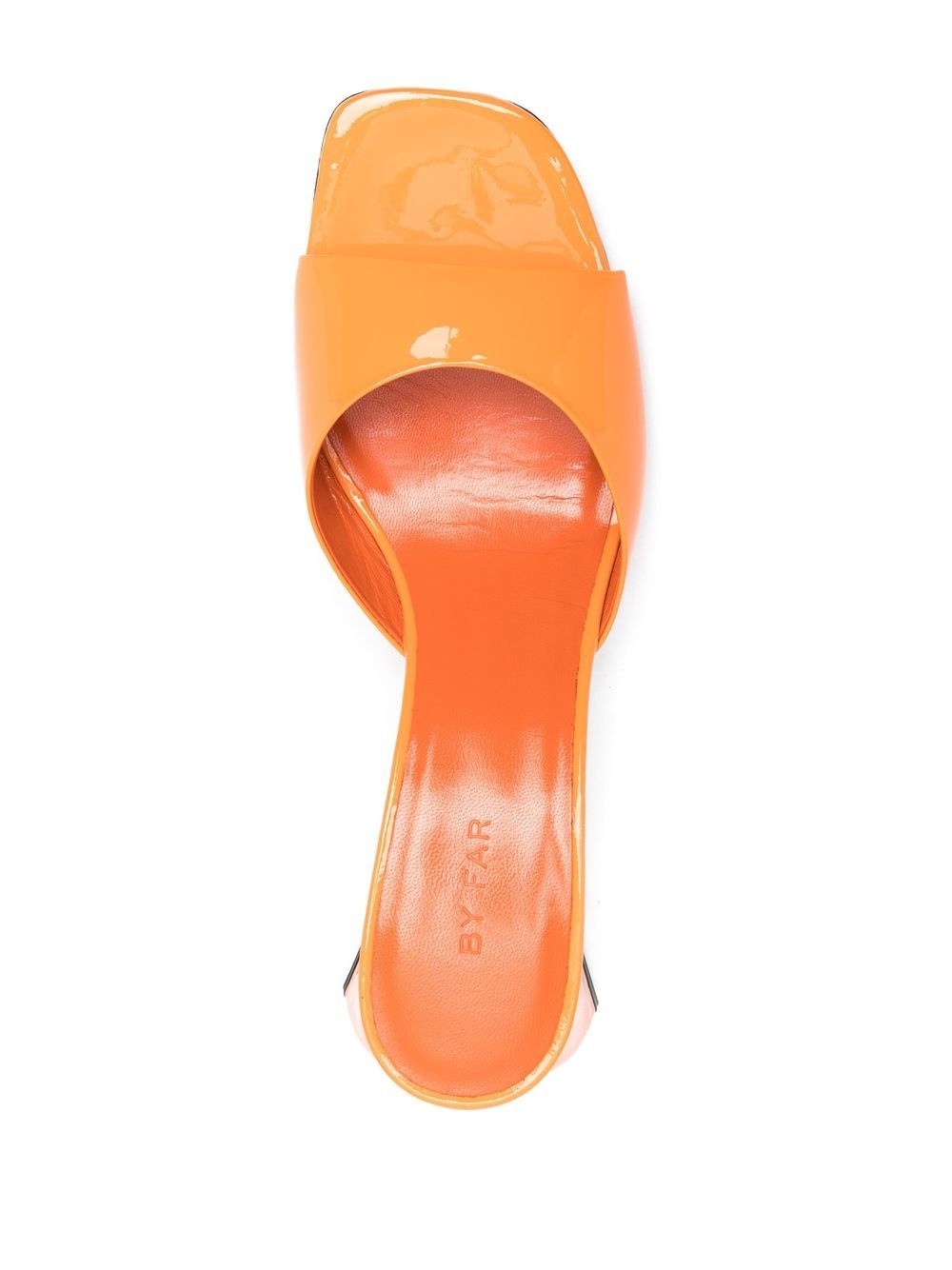 Michele patent block-heel mules - 4