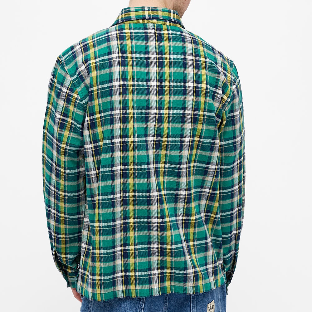 Stussy Classic Zip Up Plaid Shirt - 7